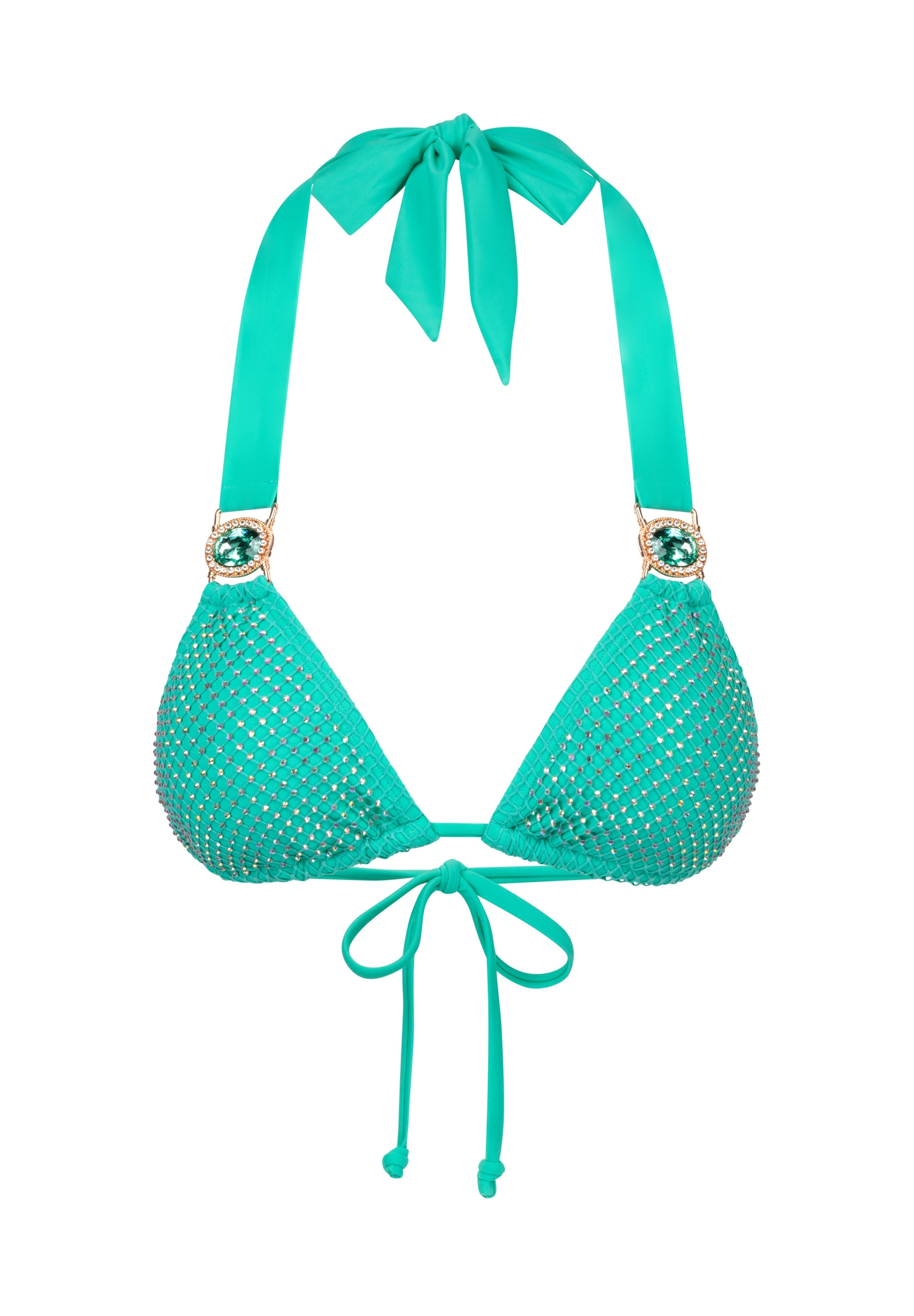 Moda Minx Triangel-Bikini-Top »Private Island«, (1 St.), mit funkelndem Steinbesatz