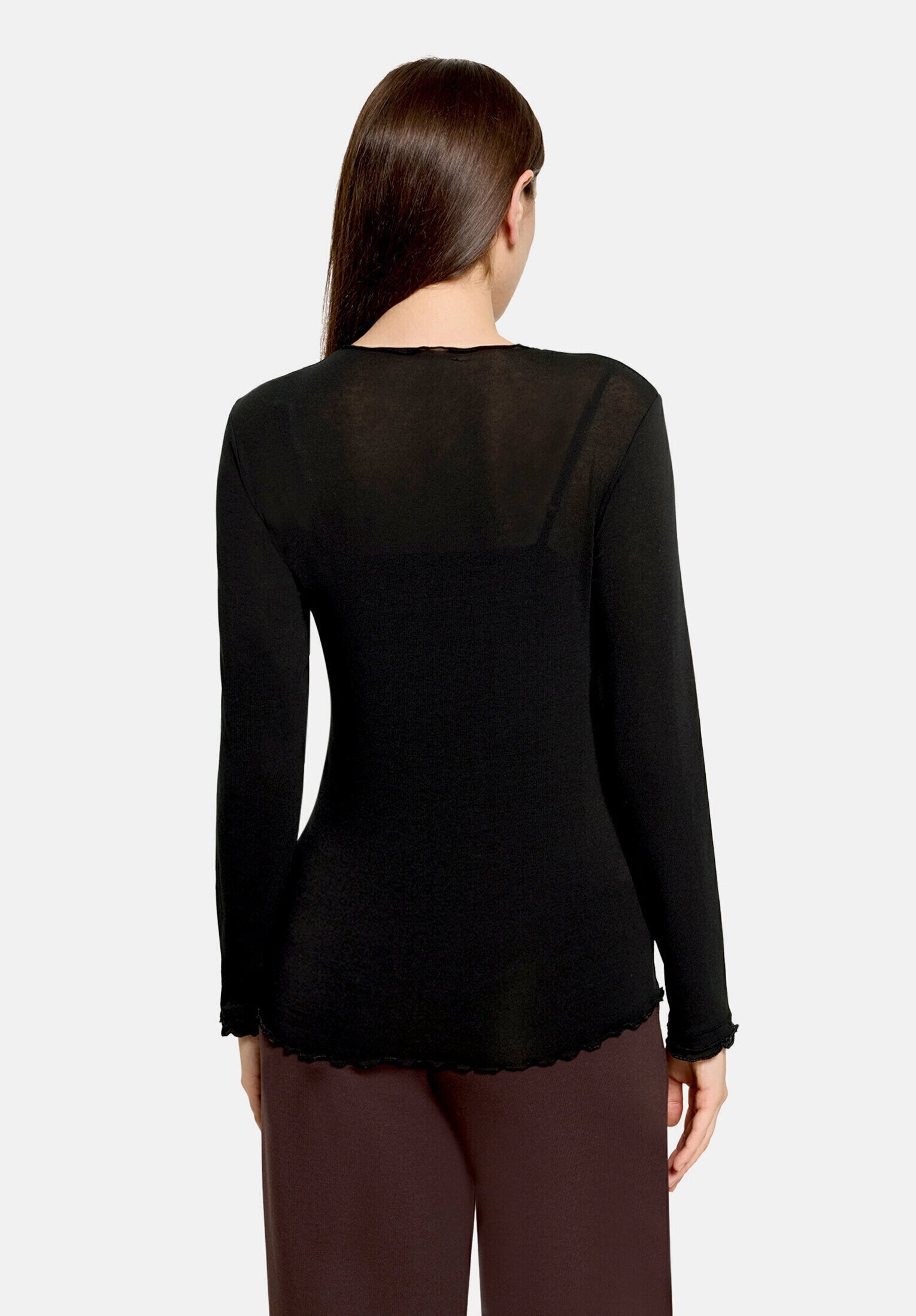 Cartoon Kurzarmshirt »Damen mit Kragen« 1