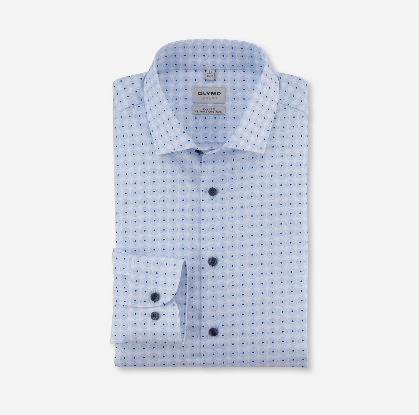 OLYMP Businesshemd "Level Five- Climate Control" modisch gemustert günstig online kaufen