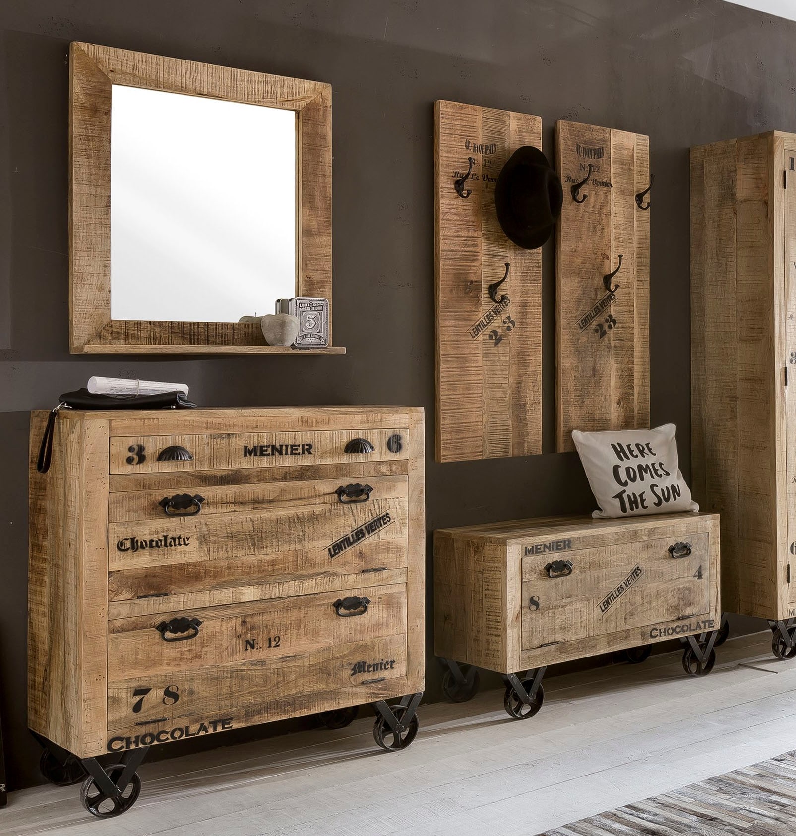 SIT Garderoben-Set "Rustic" 5 Stk. tlg. günstig online kaufen
