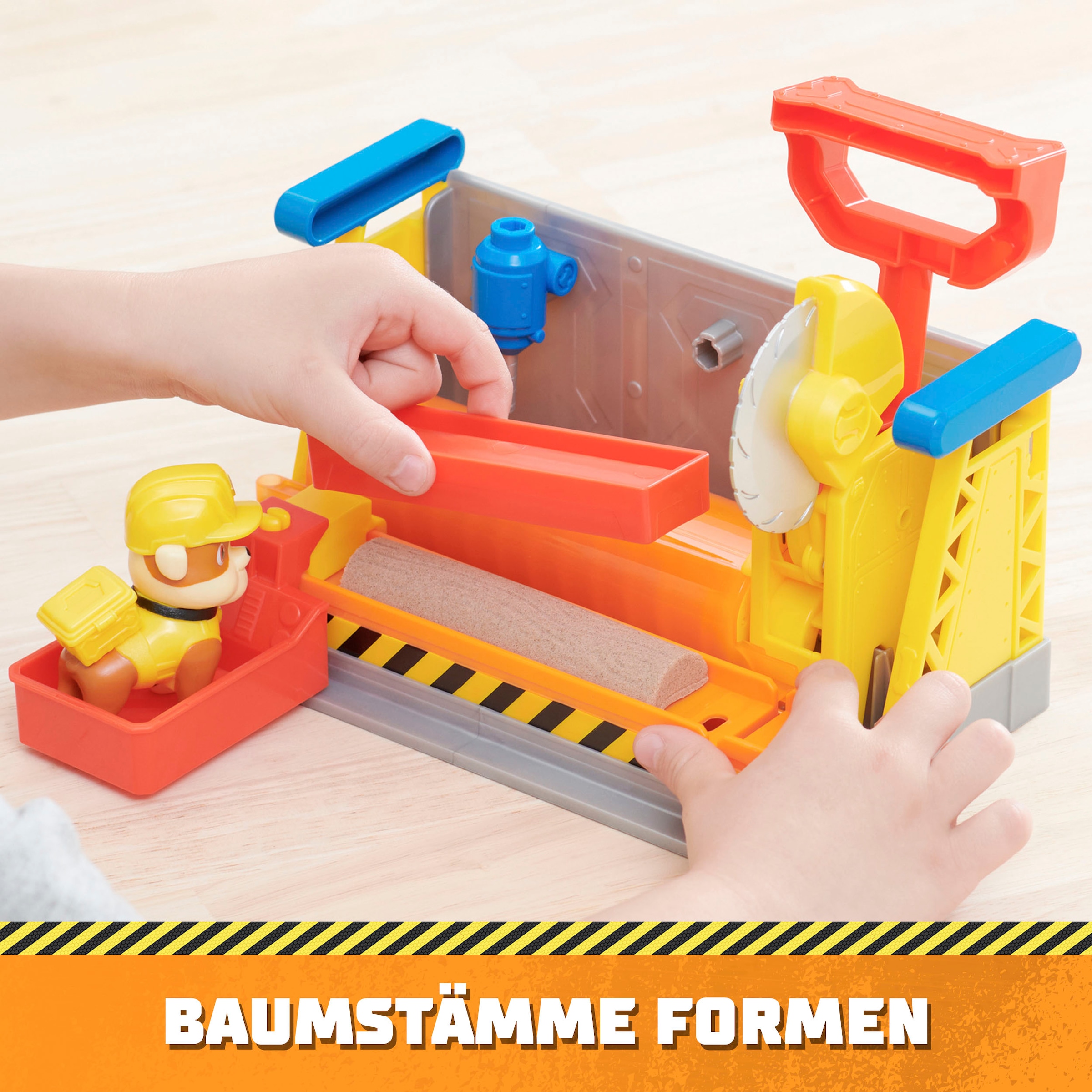 Spin Master Spielwelt »Rubble & Crew - Workshop Playset«, inkl. Kinetic Build-It Sand