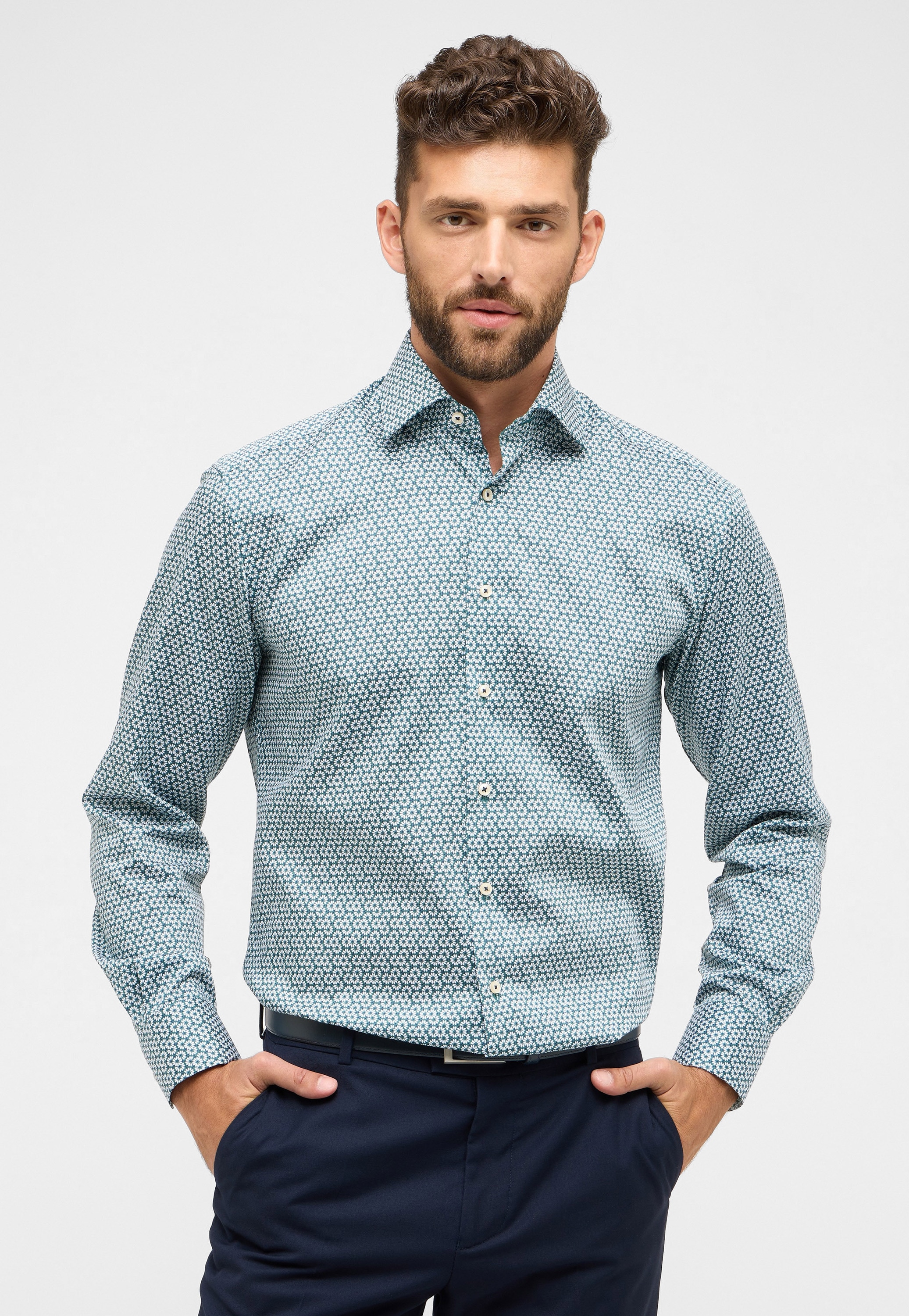 Eterna Langarmhemd "COMFORT FIT", NON IRON (bügelfrei) günstig online kaufen