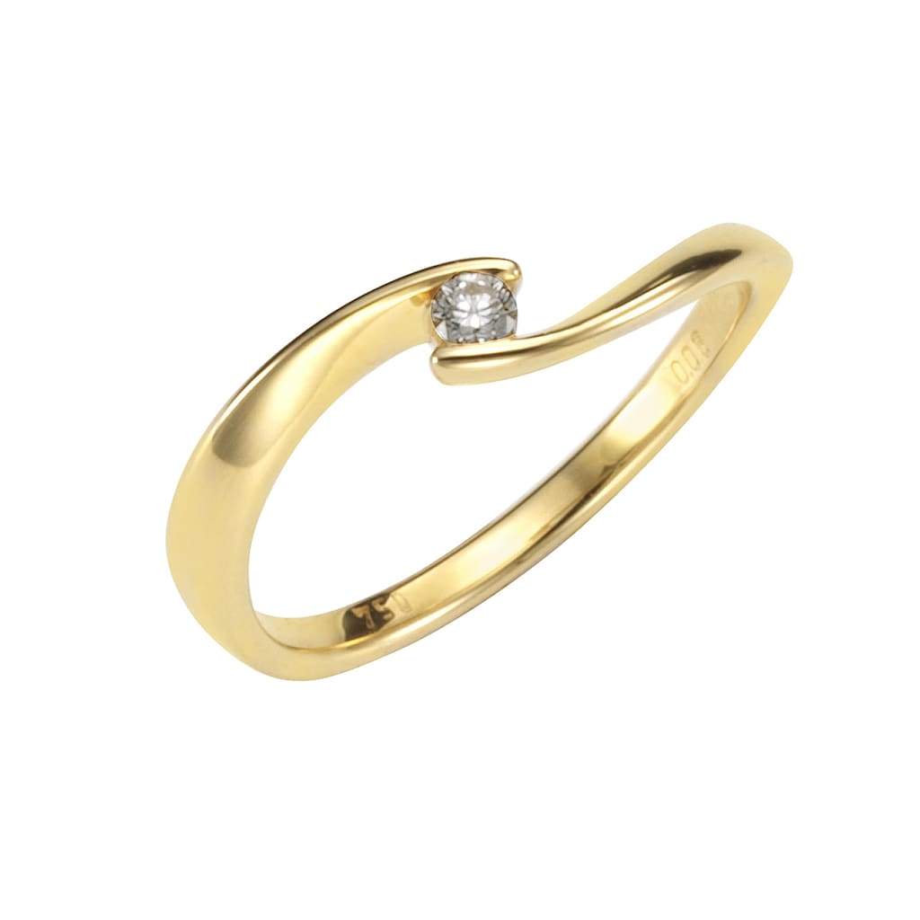 Orolino Fingerring »750 Gold Brillant 0,06ct.«