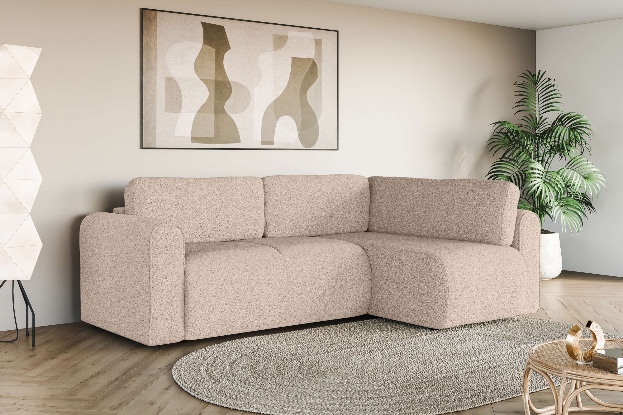 INOSIGN Ecksofa "Zacharia wahlweise Schlafsofa mit Bettkasten, B/T/H 250/16 günstig online kaufen