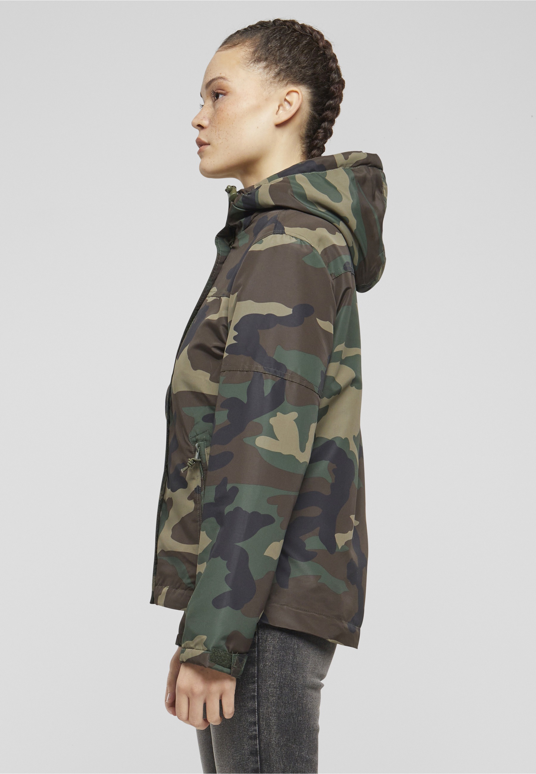 Brandit Langmantel »Brandit Damen Ladies Windbreaker Frontzip«