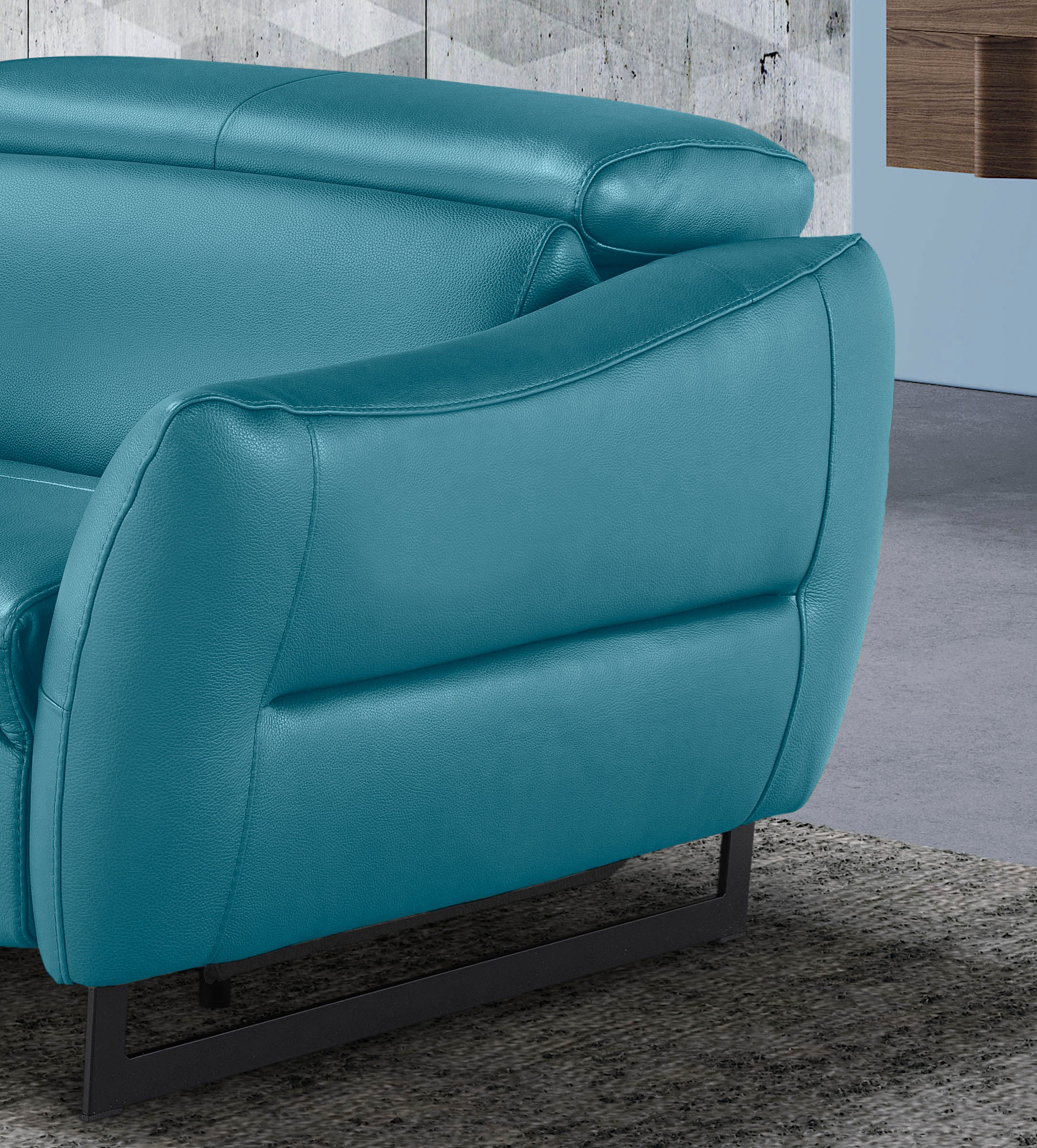 Thumbnail - Egoitaliano 2,5-Sitzer "Dafne, elegantes Designsofa mit hohem Sitzkomfort", wahlw. mit elektrischer Relaxfunktion, Kopft...