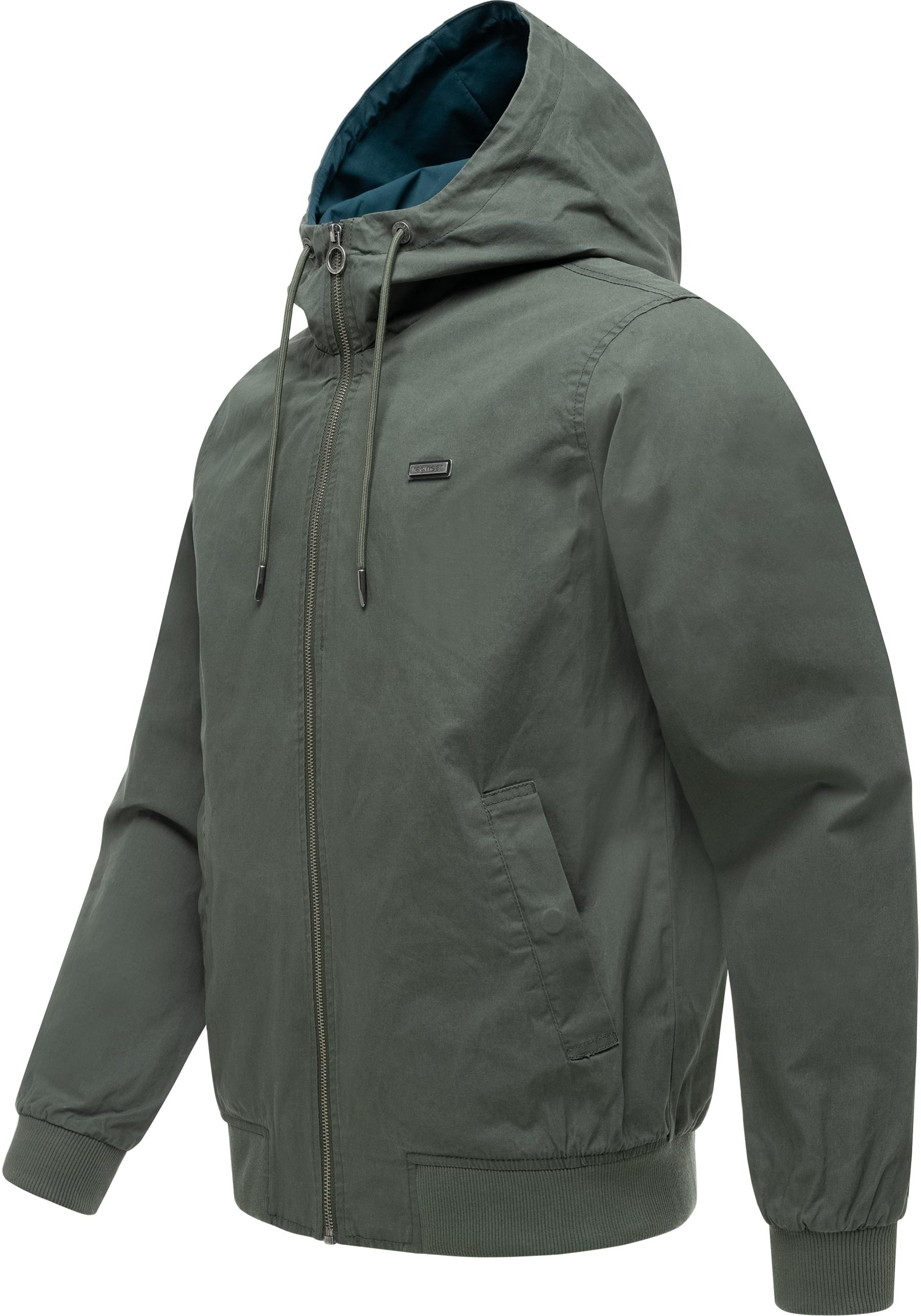 Ragwear Outdoorjacke »Stewie Vintage« mit Kapuze stylische Herren Übergangsjacke mit großer Kapuze