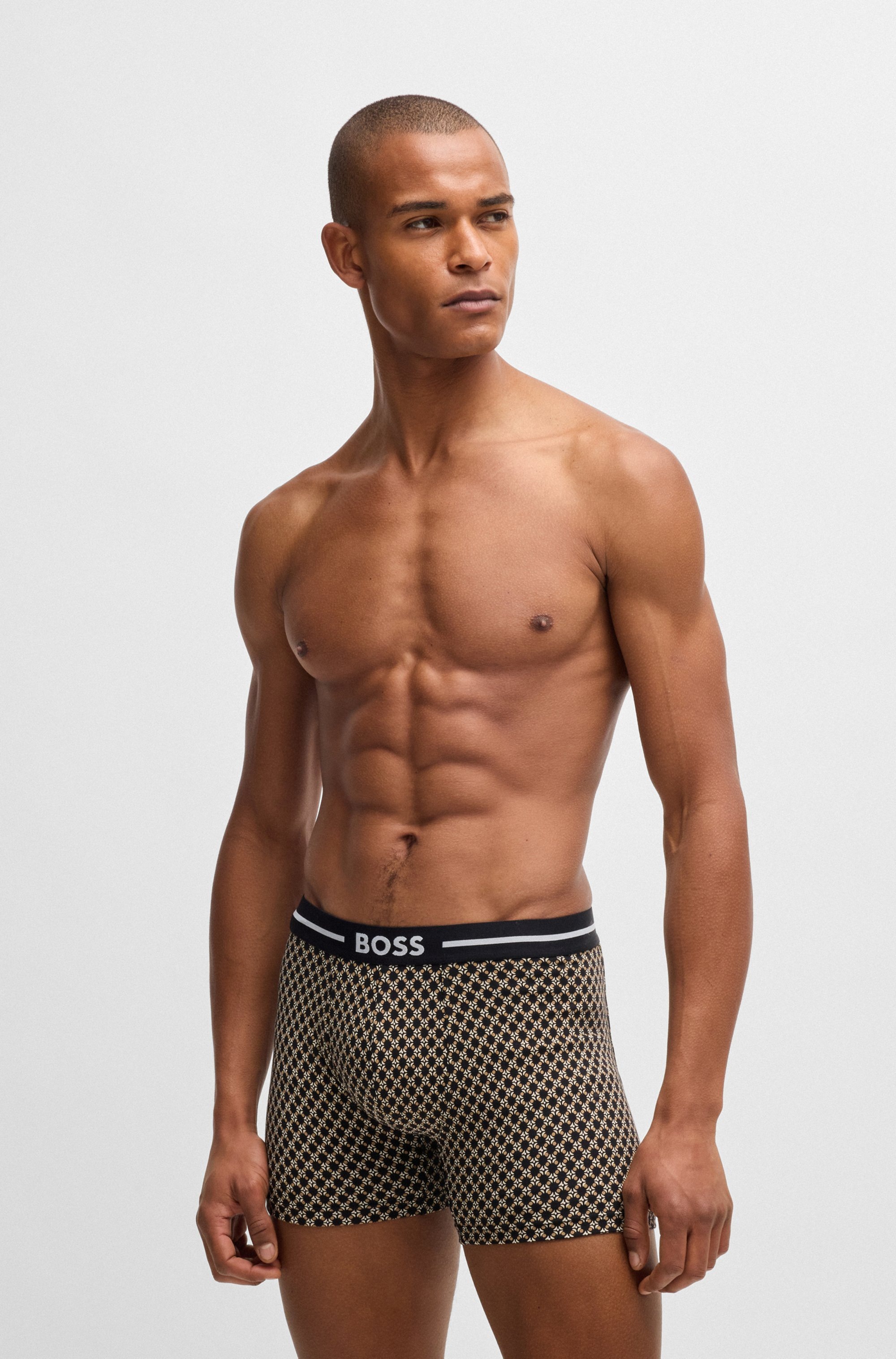 BOSS Boxer "BoxerBr 3P Bol", (Packung, 3 St.), mit BOSS Schriftzug günstig online kaufen