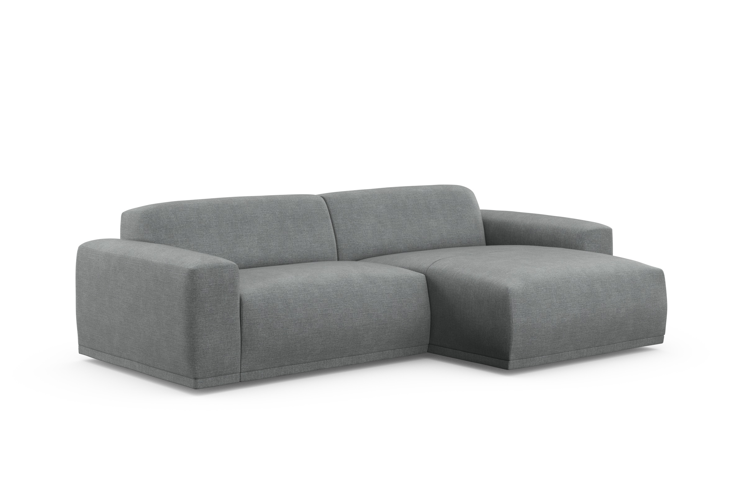 TRENDMANUFAKTUR Ecksofa »Braga, mit hochwertigem Kaltschaum, L-Form, in Cord erhältlich«, (2 St.), modernes Sofa, Couch mit hohem Sitzkomfort, 255/72/160 cm (B/H/T)