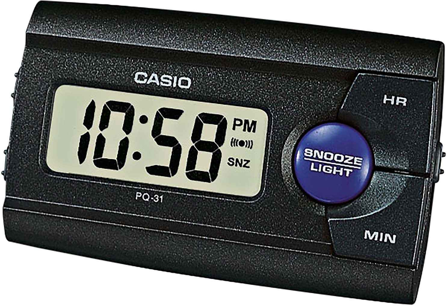 CASIO Reisewecker »PQ-31-1EF«, Wecker, digital, ideal als Geschenk, Beleuchtung