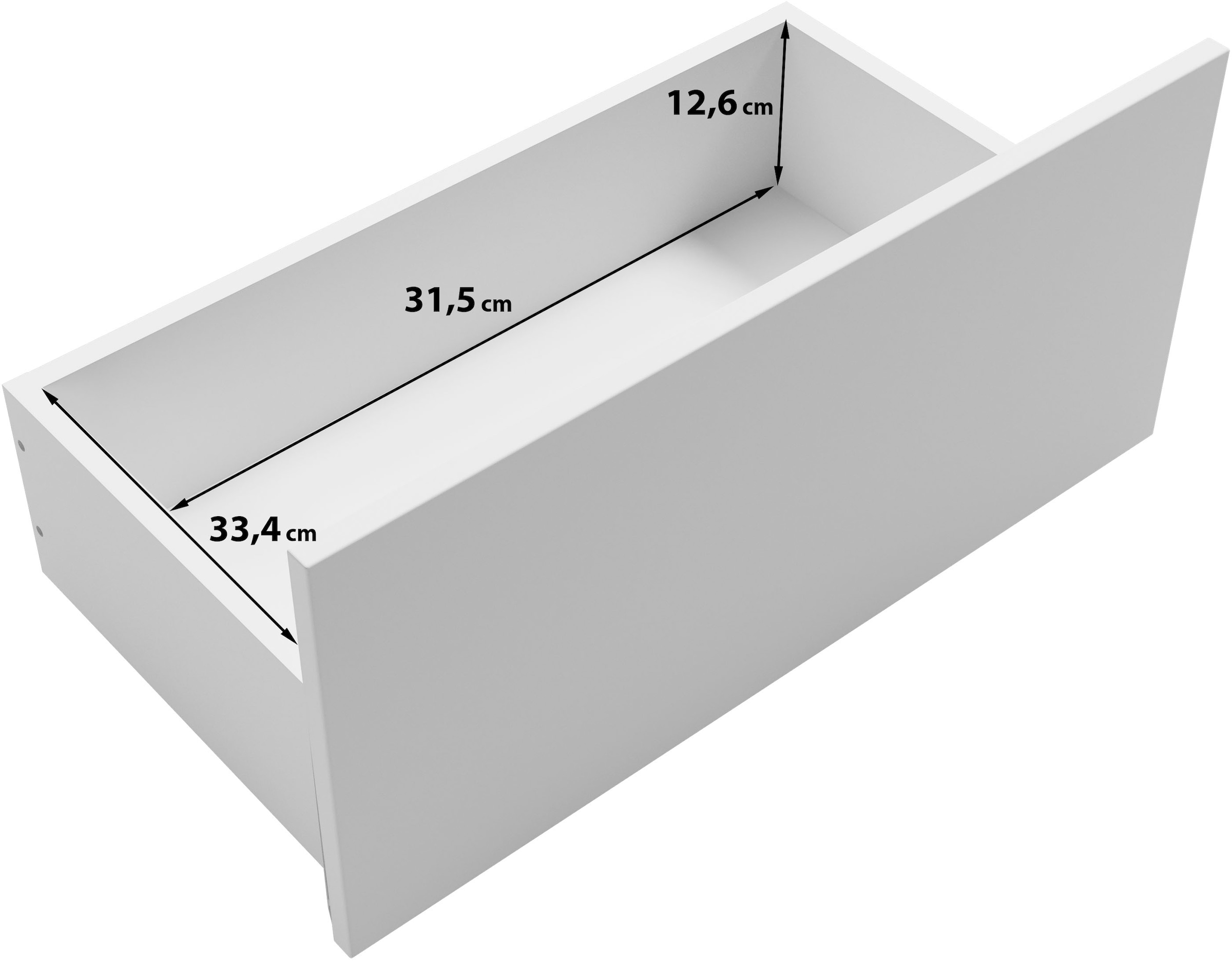 INOSIGN Schreibtisch »Vera, Computertisch mit LED-Beleuchtung« 1 Stk. tlg. Moderner Schreibtisch, Push-to-Open, 3 Schubladen, B 110 oder 150 cm