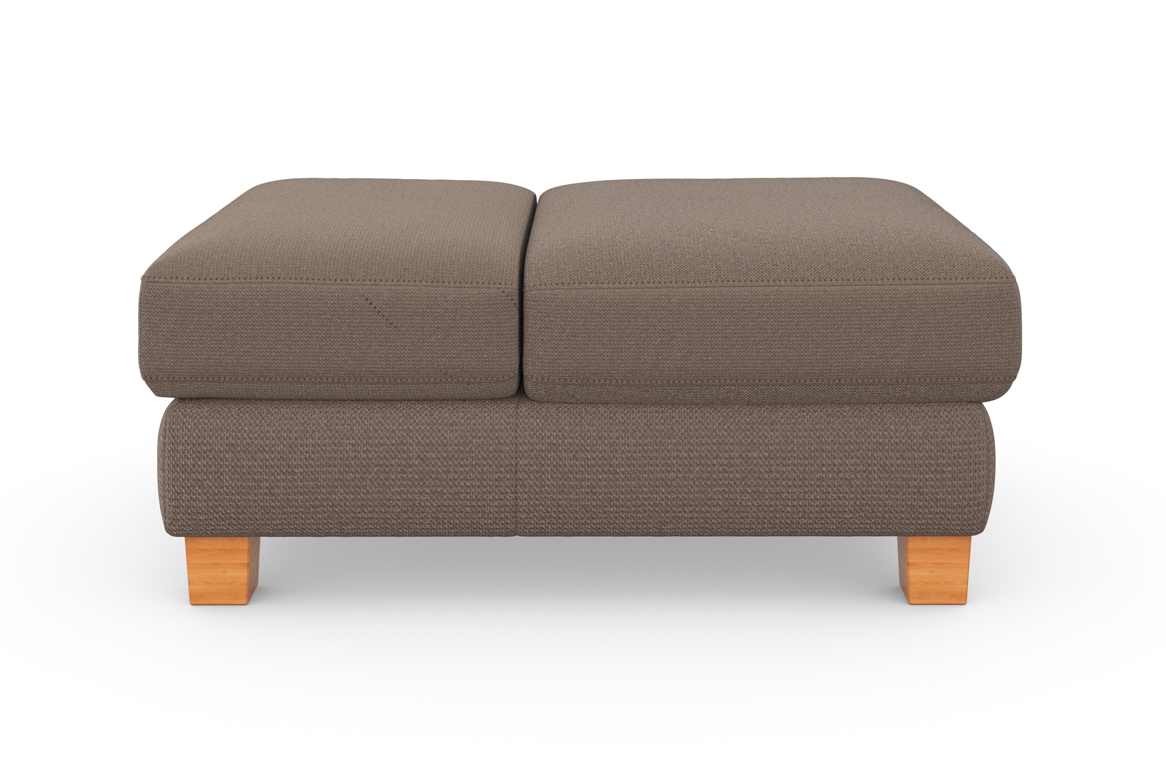 sit&more Polsterhocker »Dundee«, mit Klappfunktion, Federkern und hochwertigen Massivholzfüßen