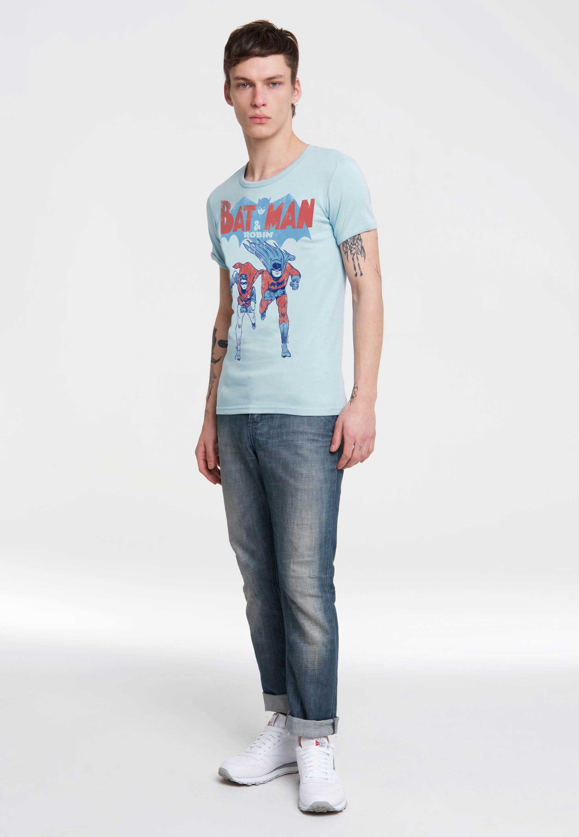 LOGOSHIRT T-Shirt »Batman & | Robin«, BAUR mit trendigem für Superhelden-Print ▷