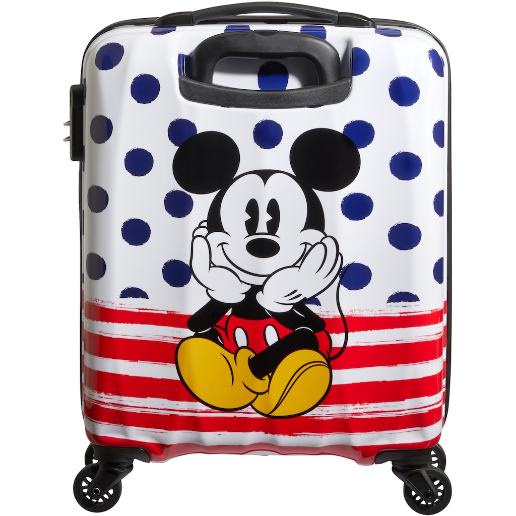 American Tourister® Hartschalen-Trolley »Disney Legends, Mickey Blue Dots, 55 cm«, 4 Rollen