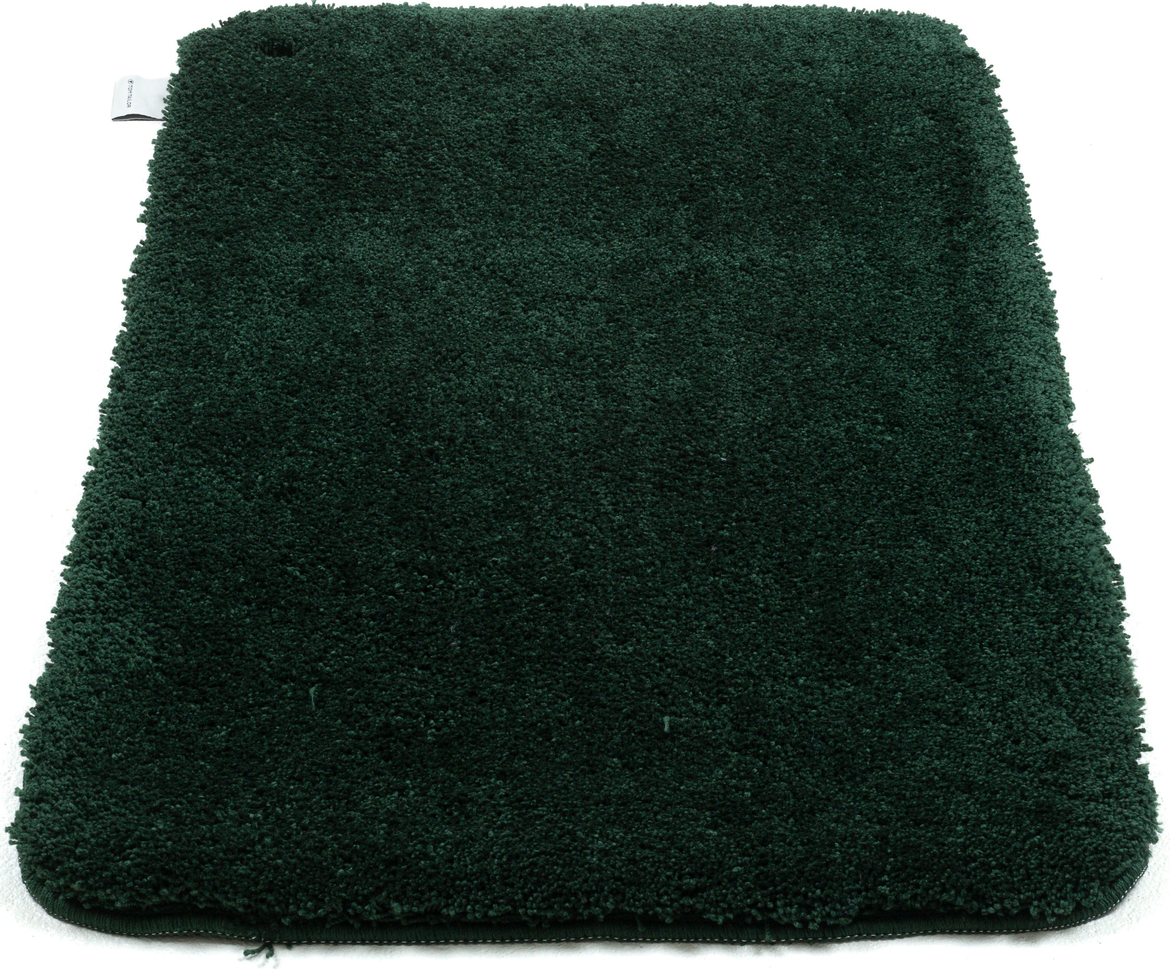 TOM TAILOR HOME Badematte »Cozy Bath UNI, Badvorleger, Badezimmer Teppich« Höhe 27 mm rutschhemmend beschichtet fußbodenheizungsgeeignet Badteppich, Uni Farben, rechteckig, in rund & oval erhältlich