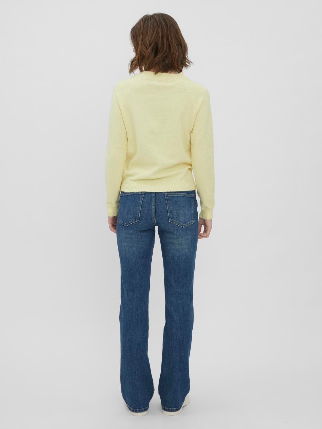 Vero Moda Rundhalspullover »VMDOFFY LS O-NECK BLOUSE GA NOOS«