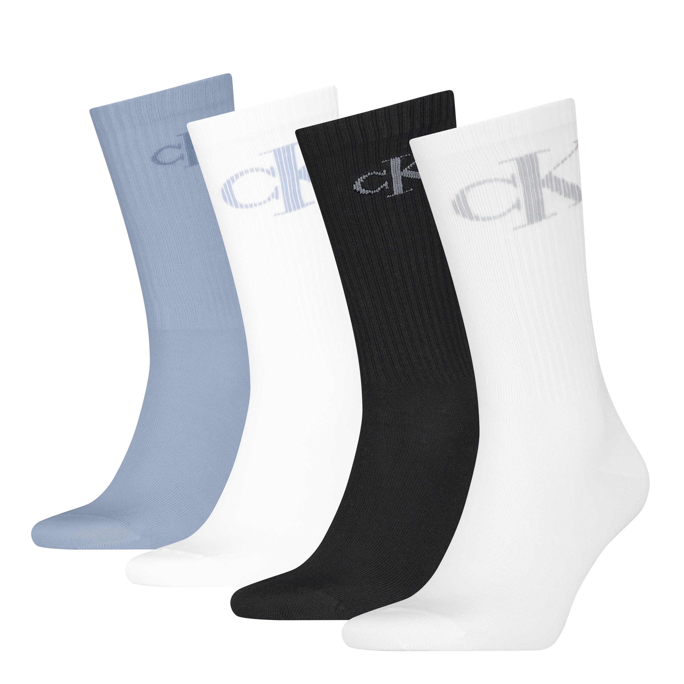 Calvin Klein Jeans Socken "CKJ MEN SOCK 4P SHADOW RIB LOGO ECOMM", (4 Paar), mit diskretem Logo-Design