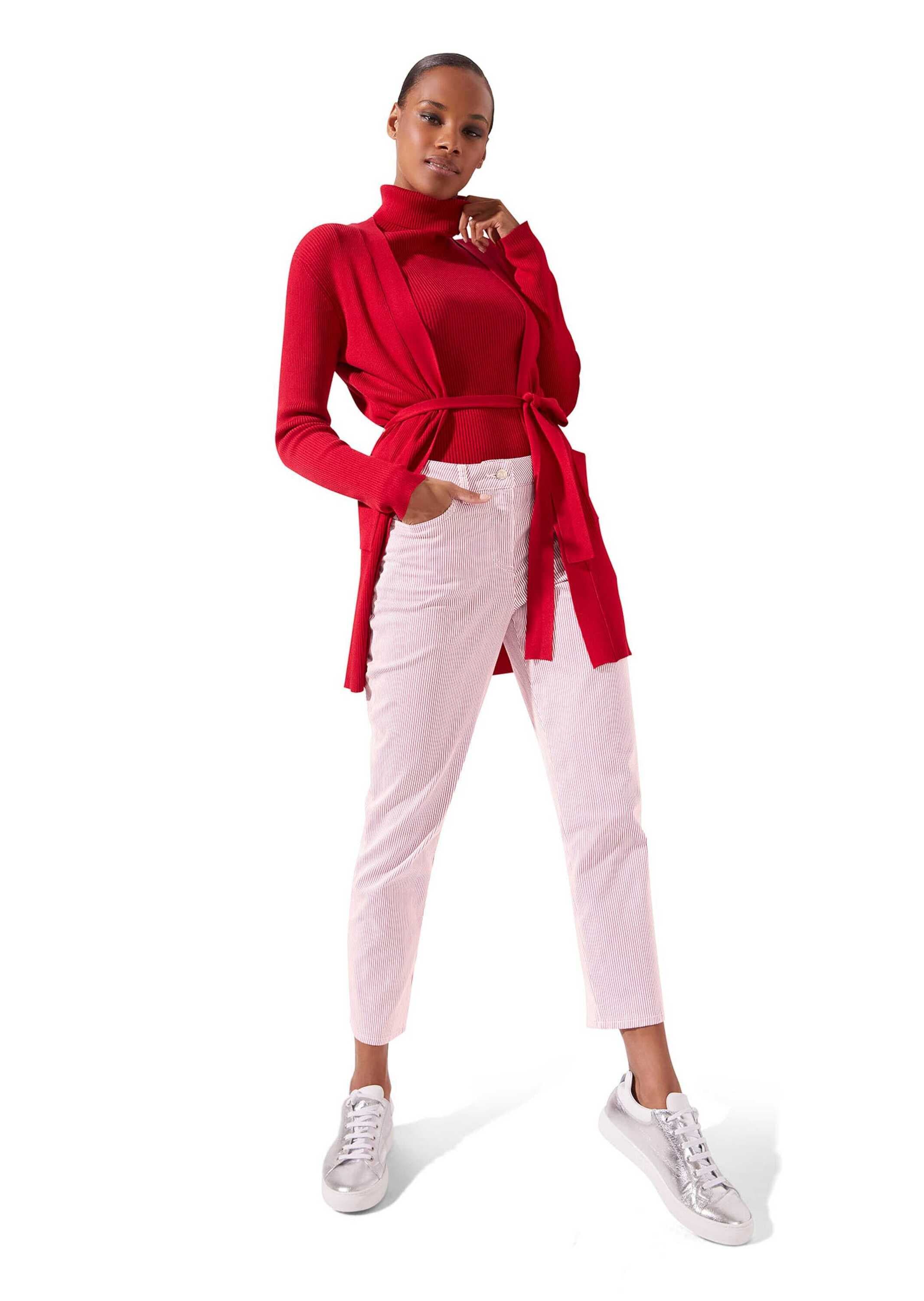 MADELEINE "Jeans Fein gestreifte 7/8-Jeans, Formbund"
