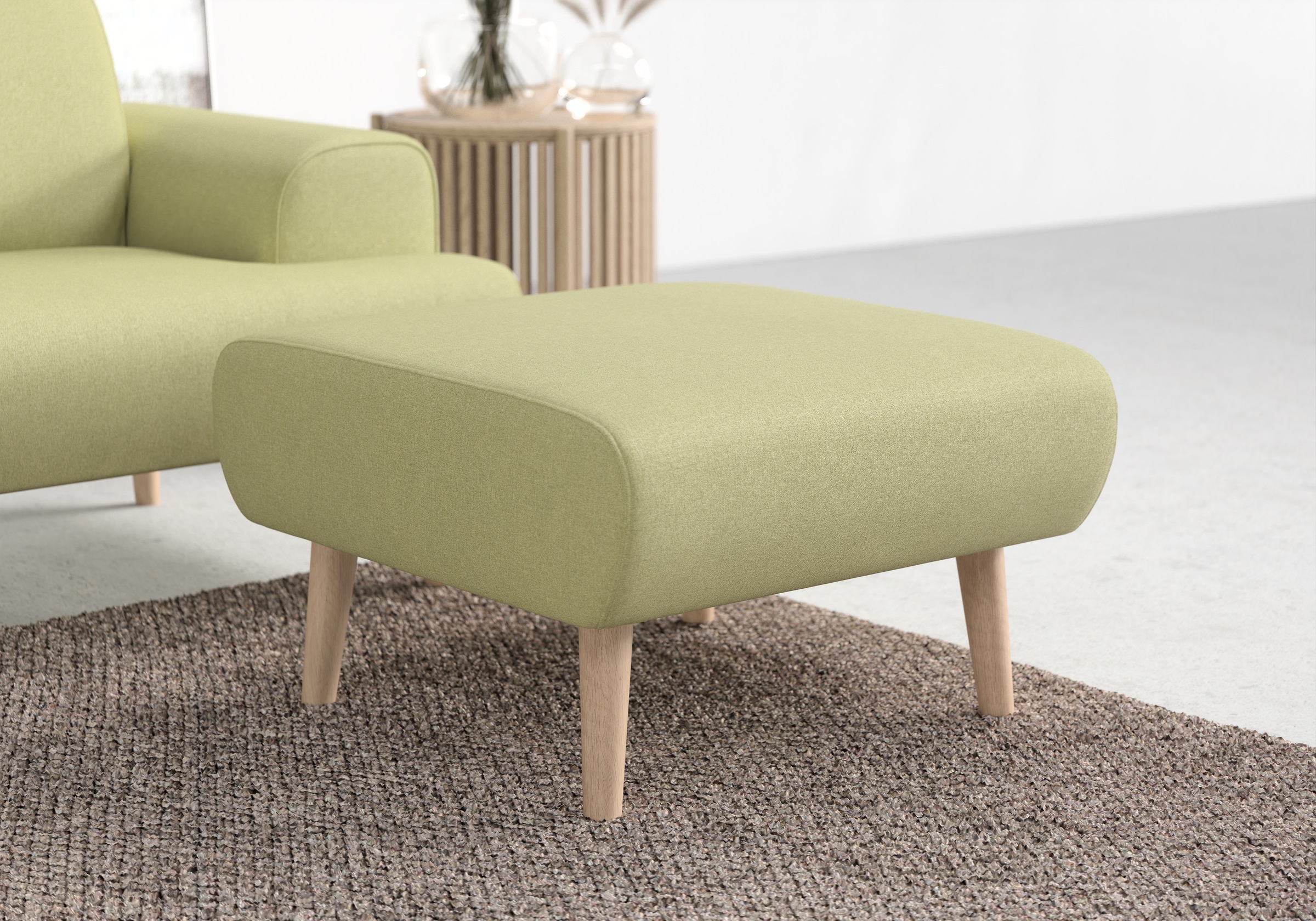 andas Polsterhocker »Swift«, passend zur Serie "Swift", B/T/H: 75/68/44 cm