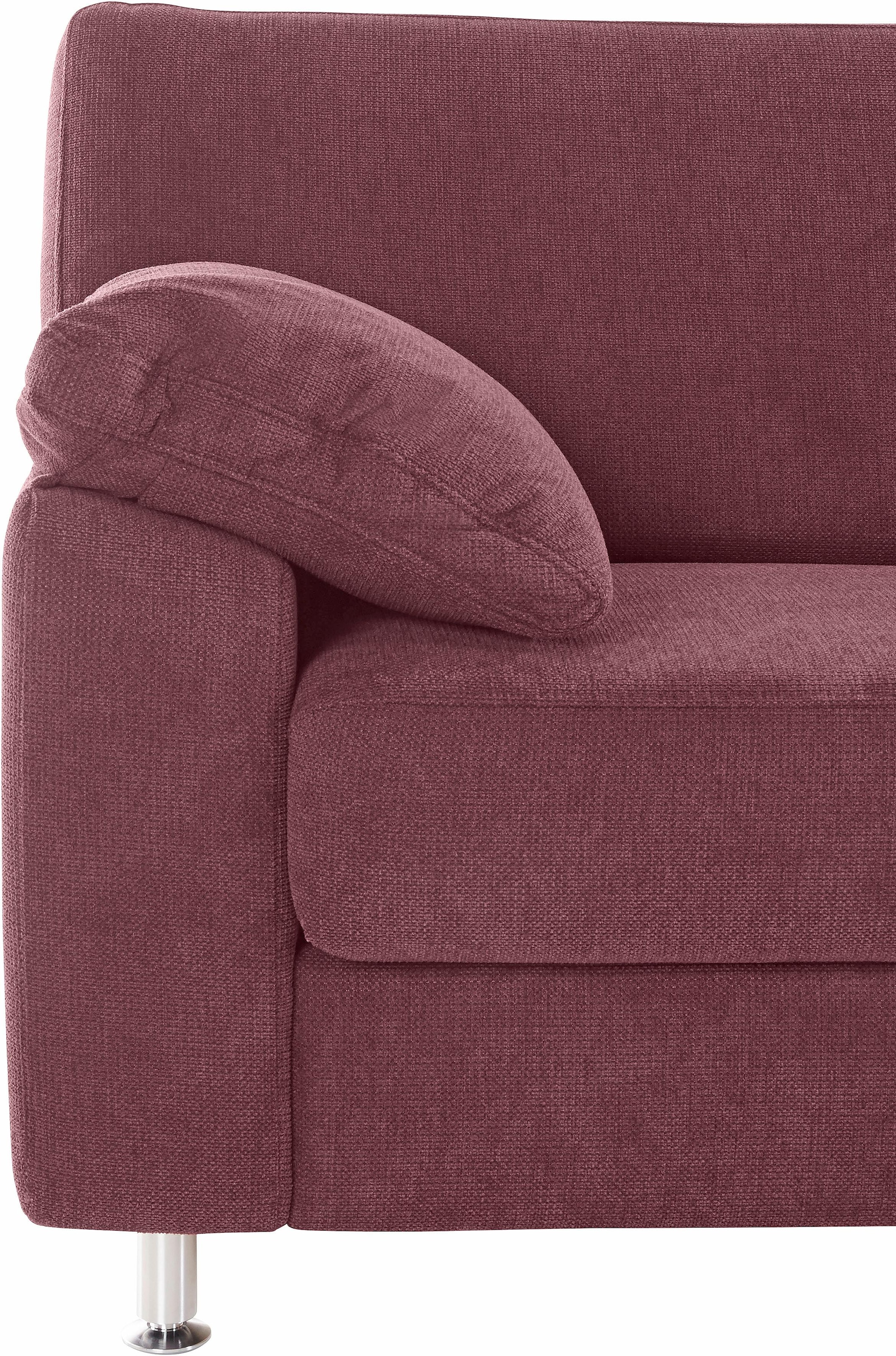 sit&more Ecksofa »Belfort L-Form«, wahlweise mit Vorziehsitz und Bettkasten