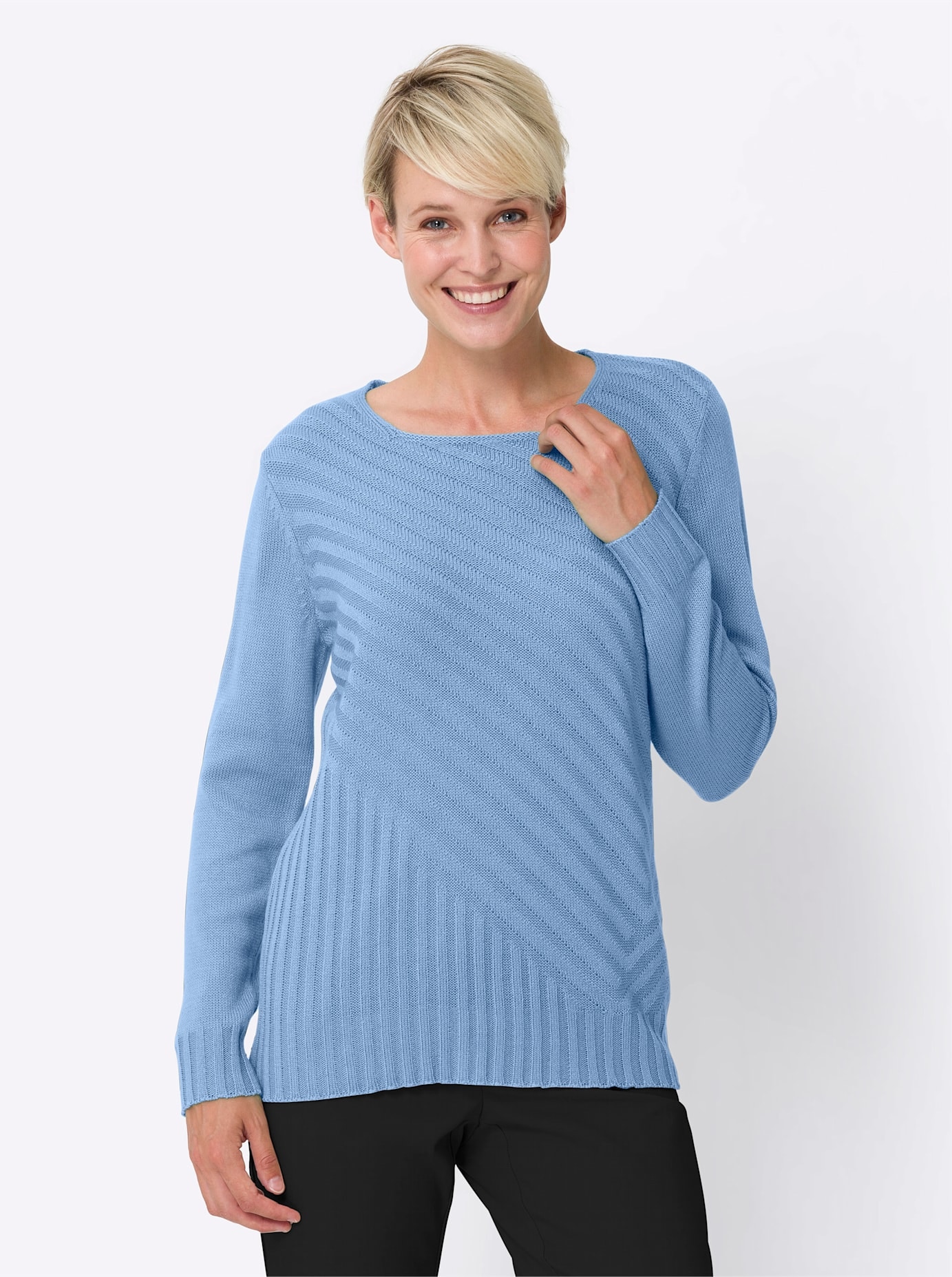 Classic Basics Strickpullover "Langarm-Pullover"