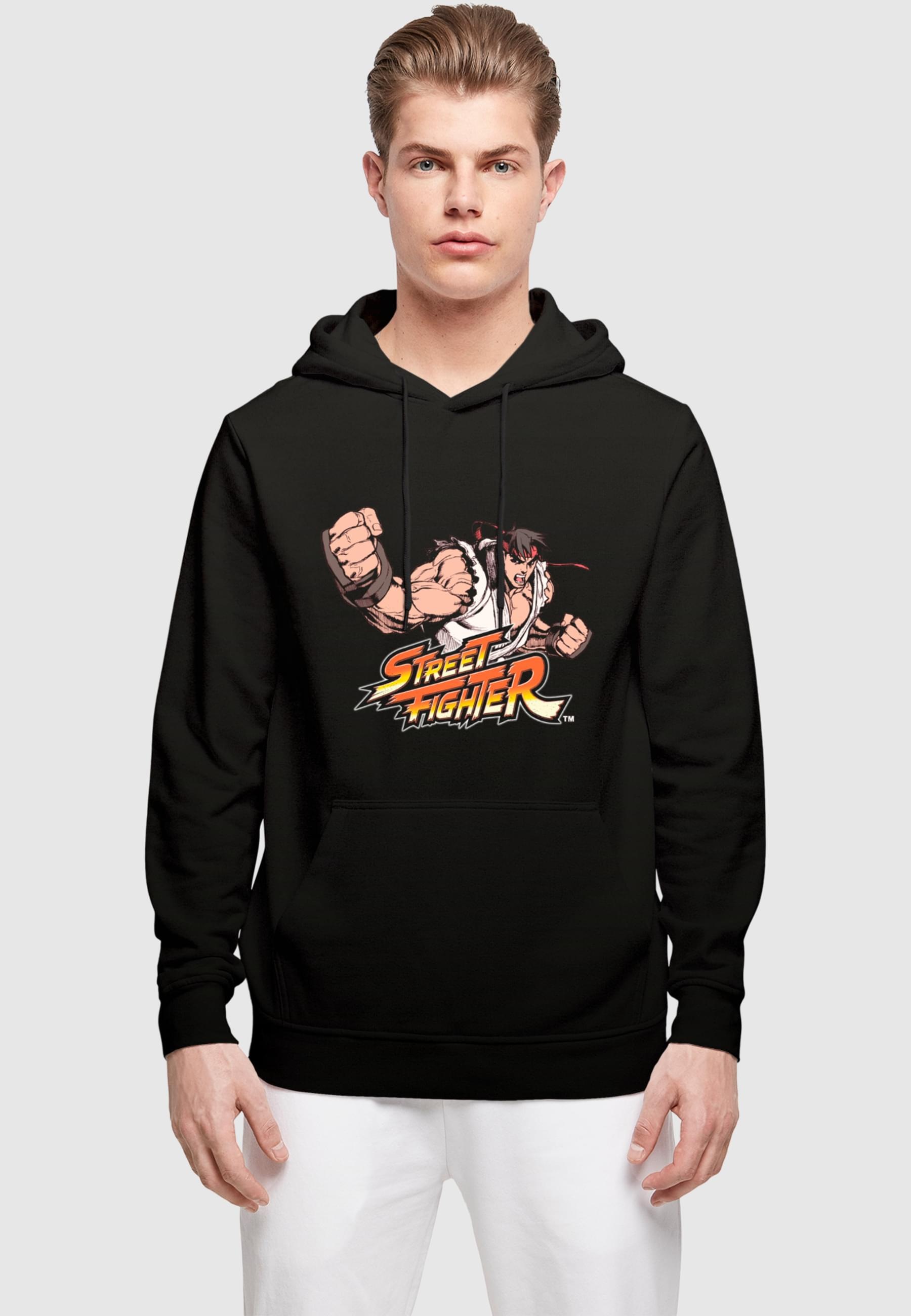 Merchcode Kapuzensweatshirt »Merchcode Streetfighter - Ryu Classic Graphic Basic Hoody«, (1 tlg.)