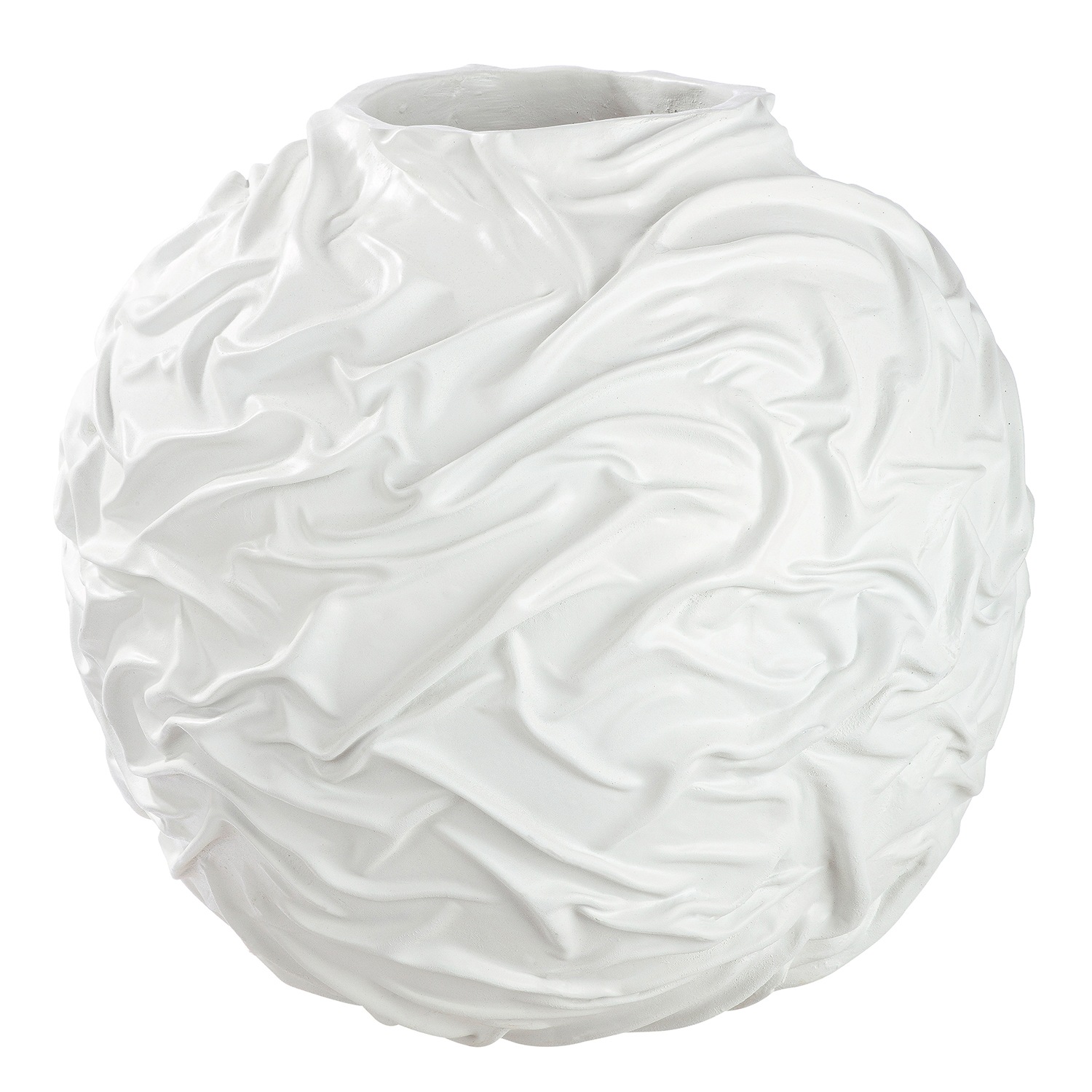 Thumbnail - GILDE Bodenvase "Bodenvase organisch Drapes weiß"