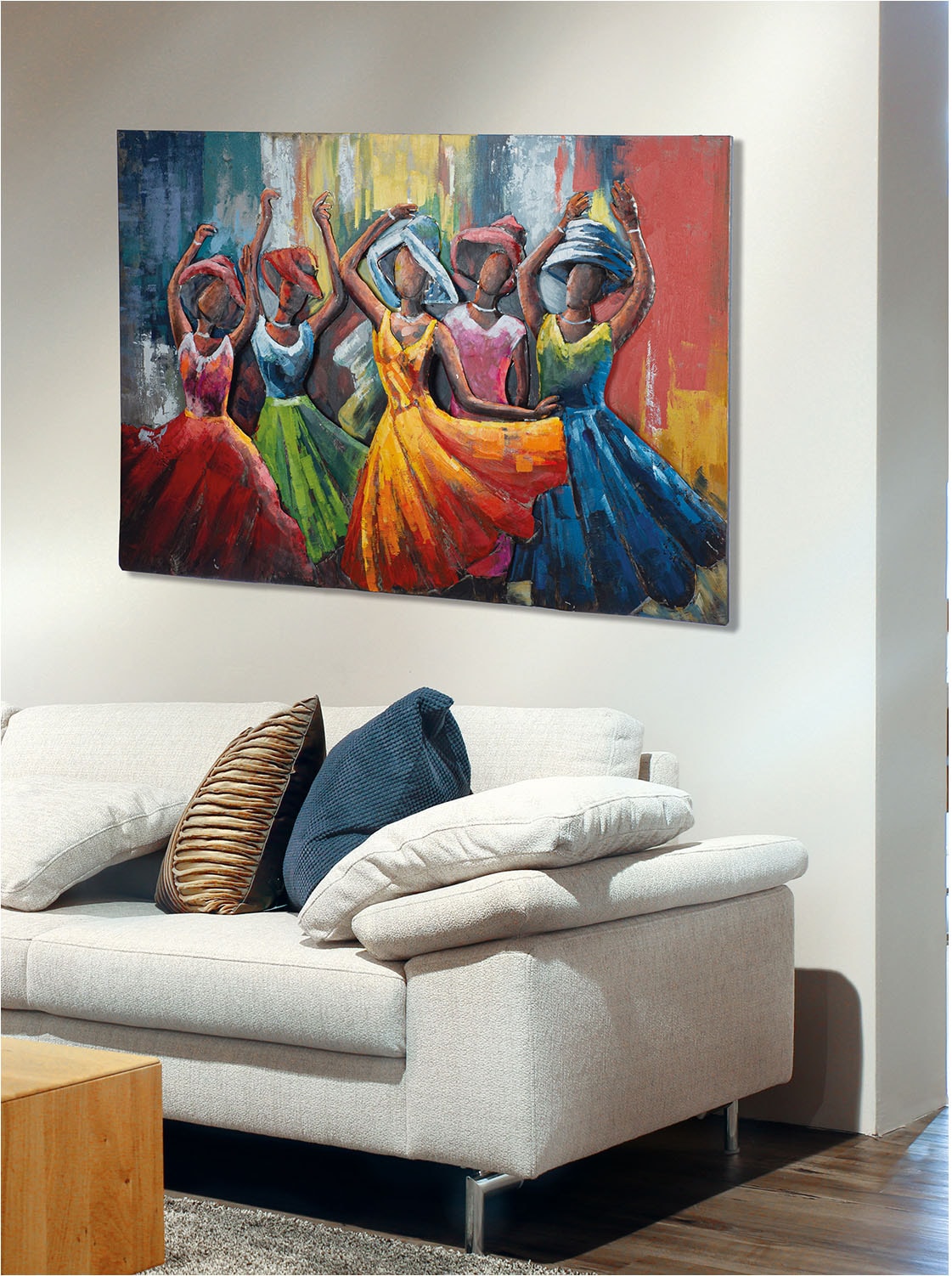 GILDE Metallbild "Bild rechteckig Lets dance" Menschen 1 Stk. tlg.