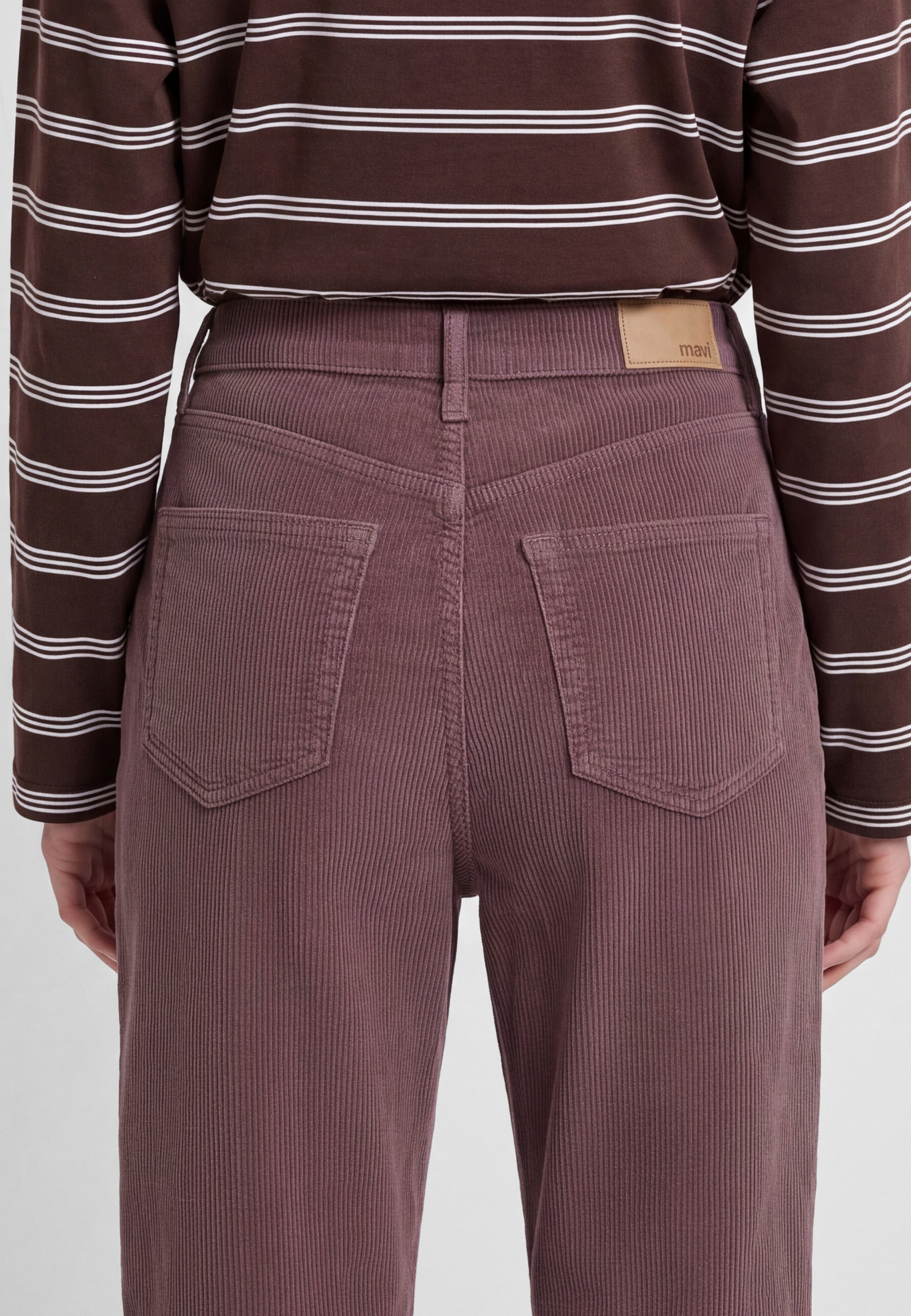 Mavi Weite Jeans »LAURA« Pleated Baggy Pants