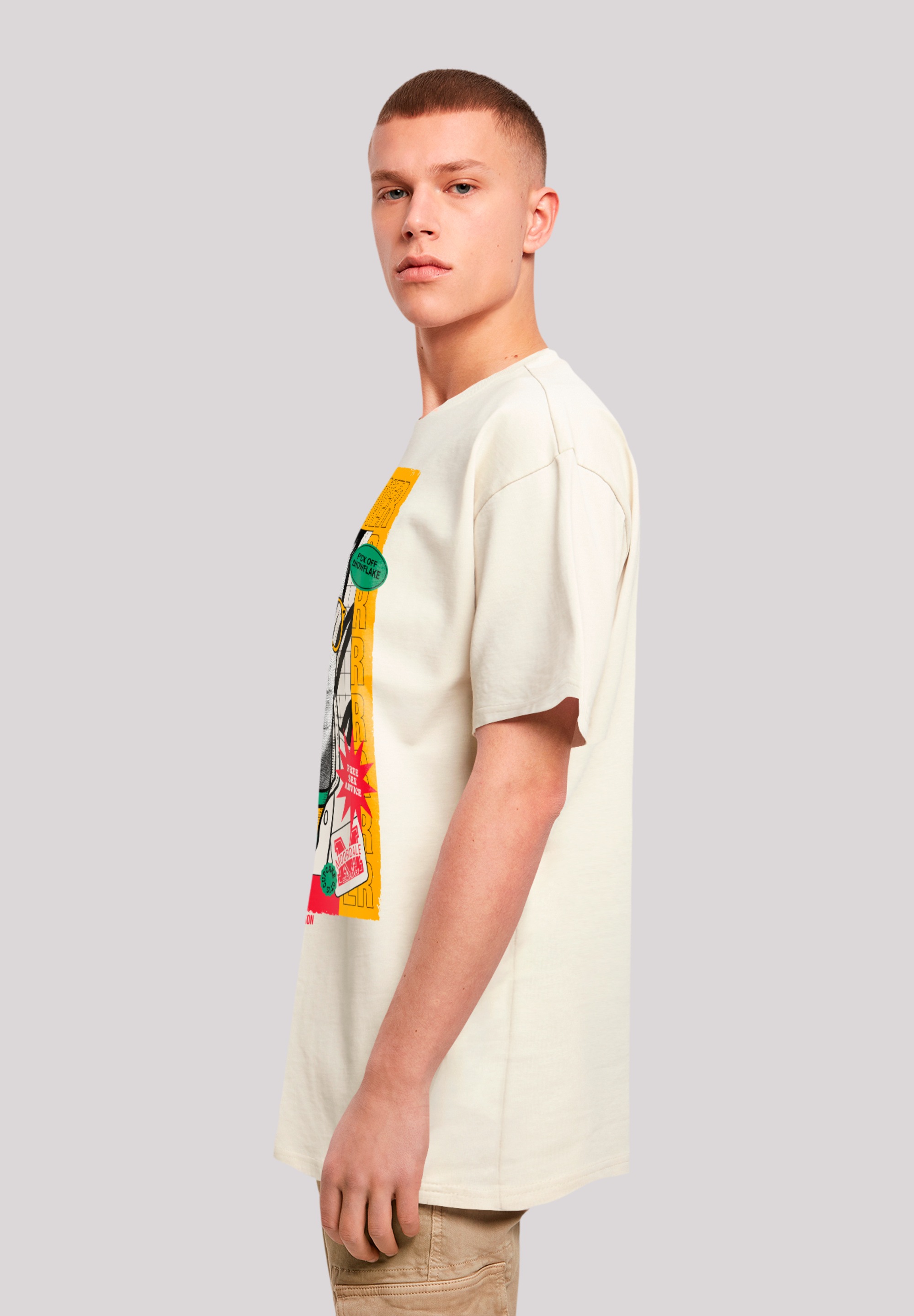F4NT4STIC T-Shirt »Sex Education Otis Hung Over Collage«, Premium Qualität