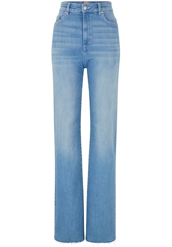 BOSS ORANGE High-waist-Jeans »MARLENE WIDE HR 1.1«...