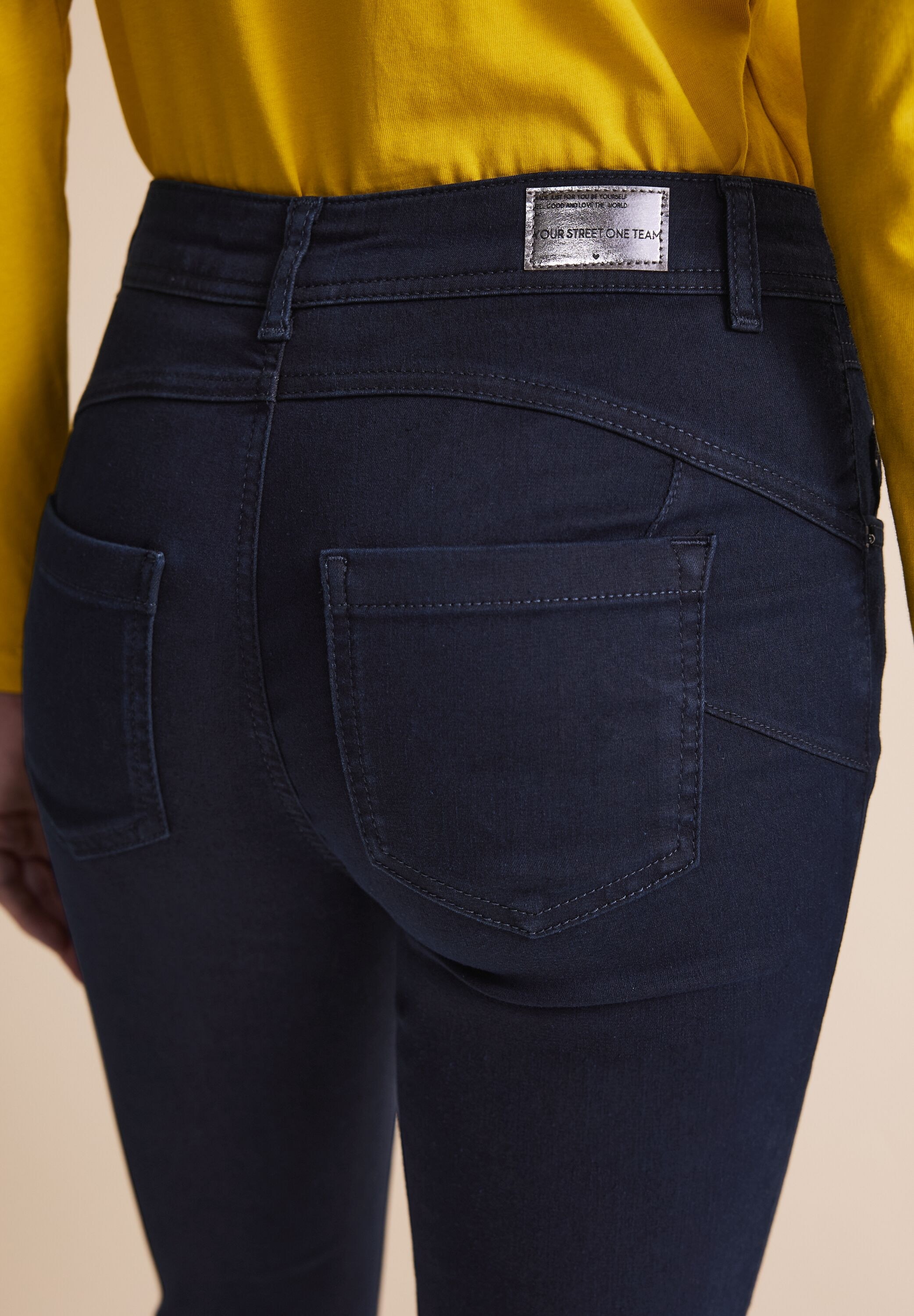 STREET ONE Comfort-fit-Jeans, High Waist