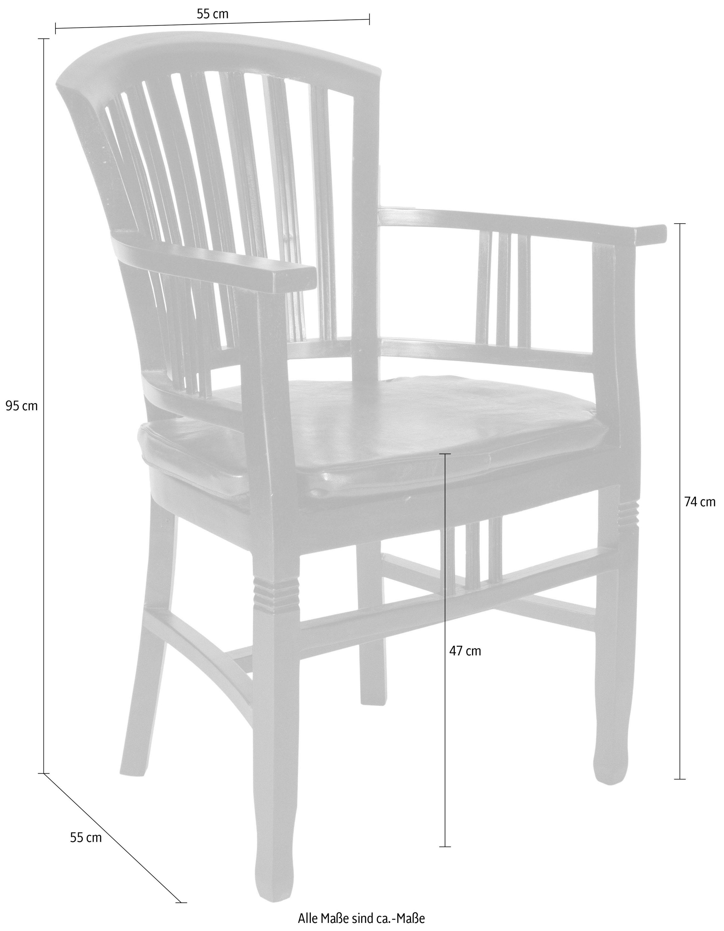 SIT Armlehnstuhl »Samba«, im Lodge-Stil