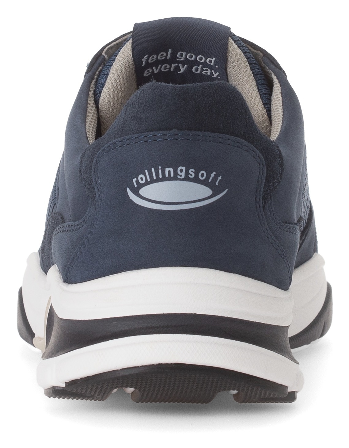 Gabor Rollingsoft Keilsneaker, Freizeitschuh, Halbschuh, Schnürschuh mit Logo an der Ferse, G-Weite