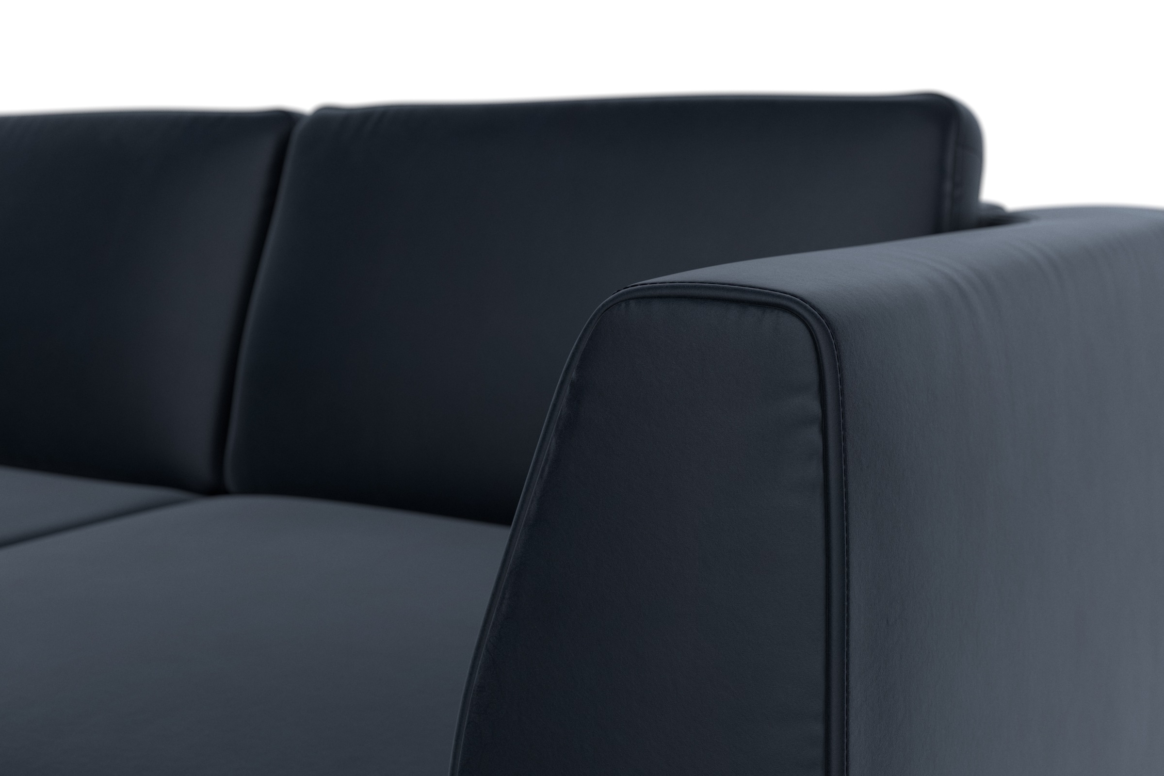 sit&more Ecksofa »Olsen L-Form«, inklusive Sitztiefenverstellung, wahlweise mit Bettfunktion, 15cm hoch