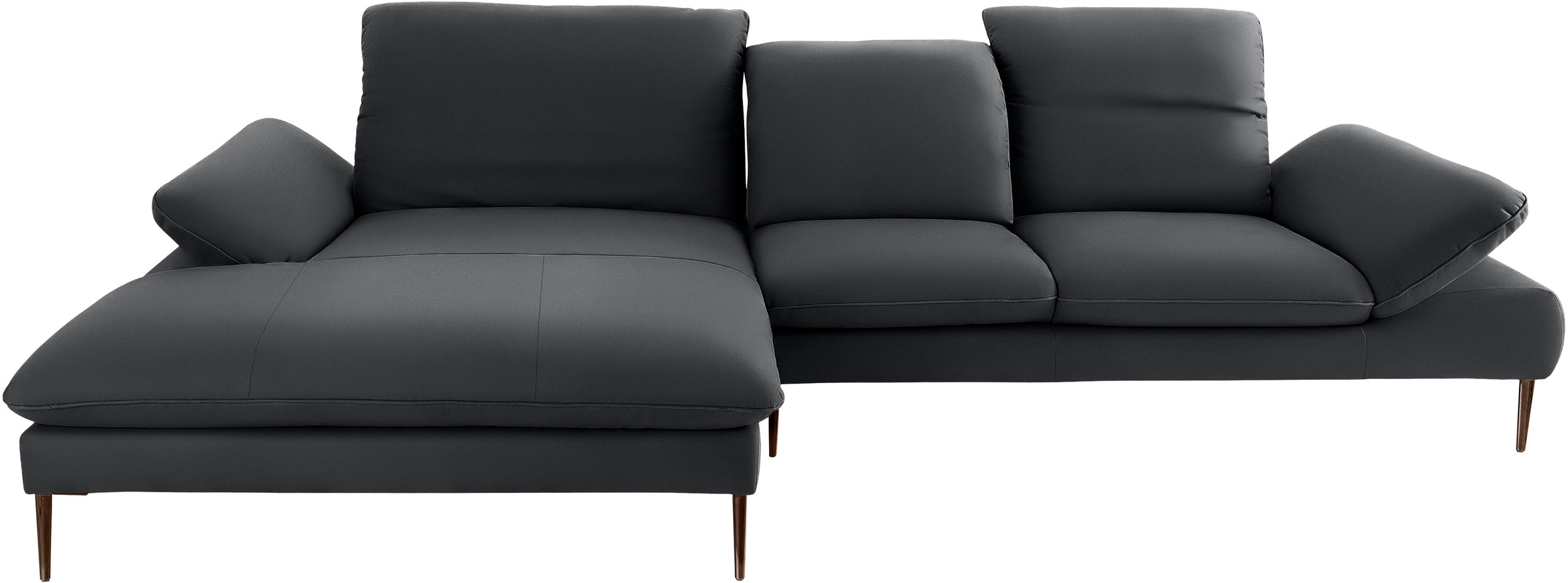 Thumbnail - W.SCHILLIG Ecksofa "enjoy&MORE, Designsofa, bequem, elegant und zeitlos, L-Form", Sitztiefenverstellung, Füße bronze pul...