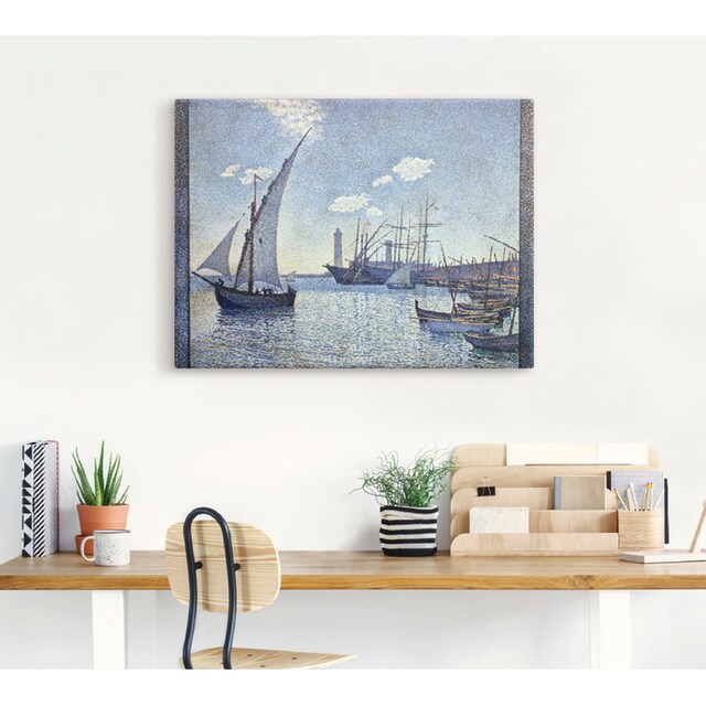 Artland Wandbild »Hafen von Cette, Die Fischerboote. 1892«, Boote &  Schiffe, (1 St.), als Leinwandbild, Wandaufkleber oder Poster in versch.  Größen bestellen | BAUR