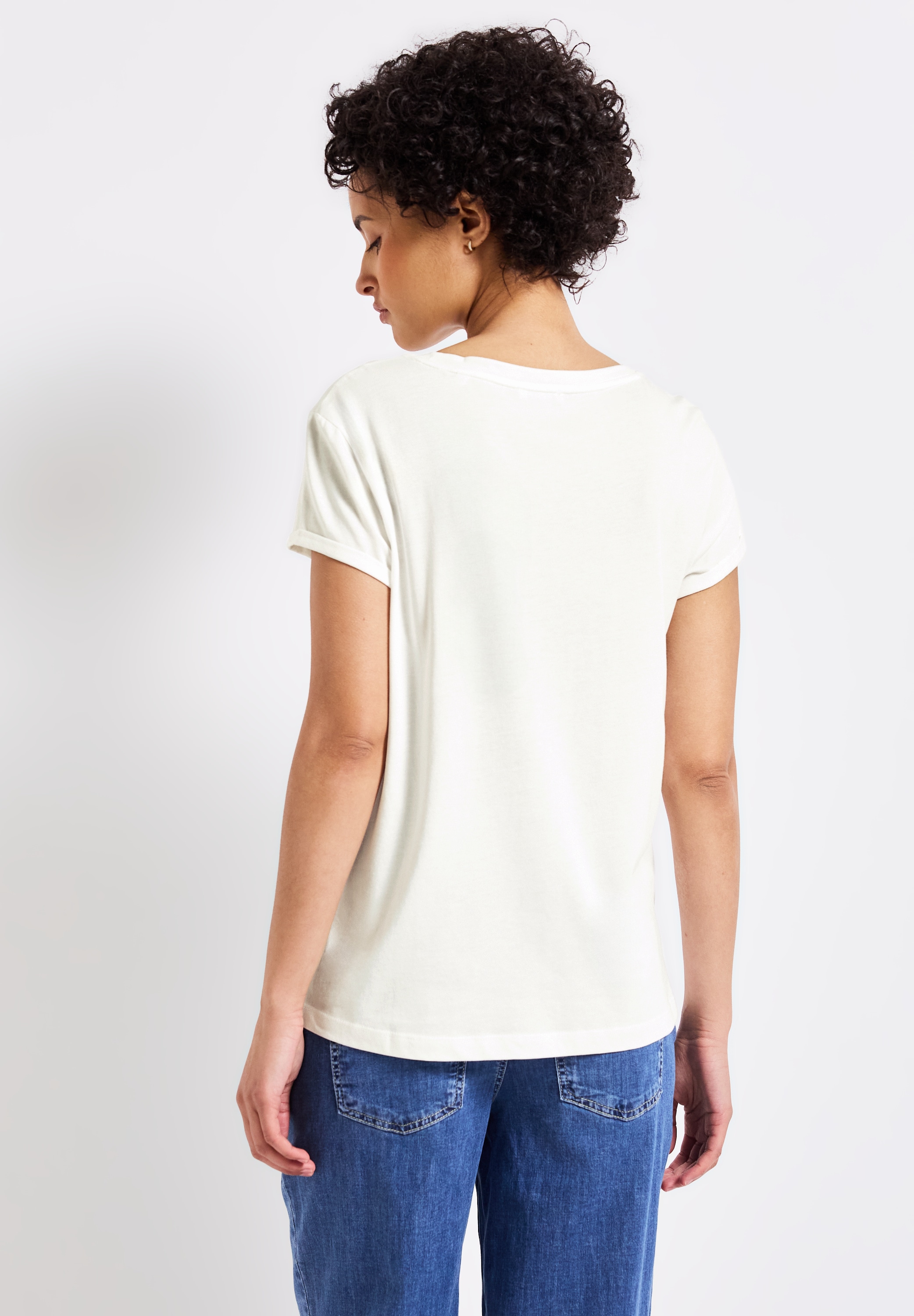 STREET ONE T-Shirt, mit Rundhalsausschnitt