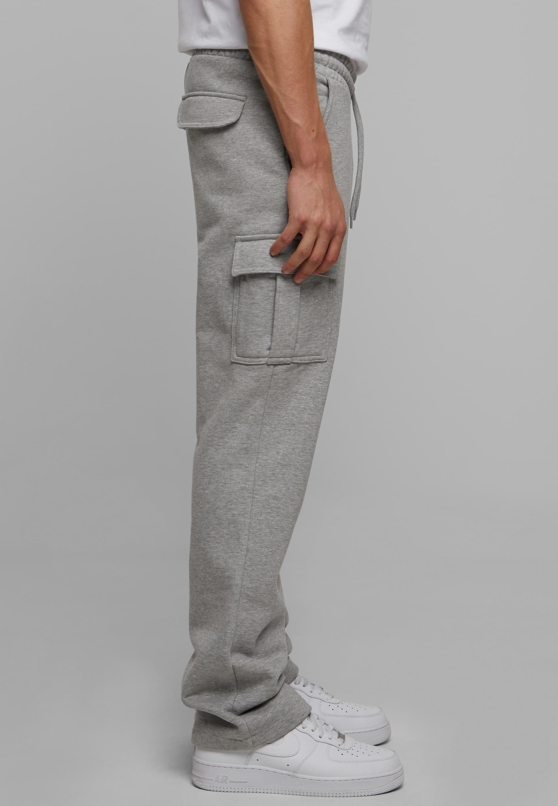 URBAN CLASSICS Cargohose »Urban Classics Herren Heavy Straight Leg Cargo Sweatpants«, (1 tlg.)