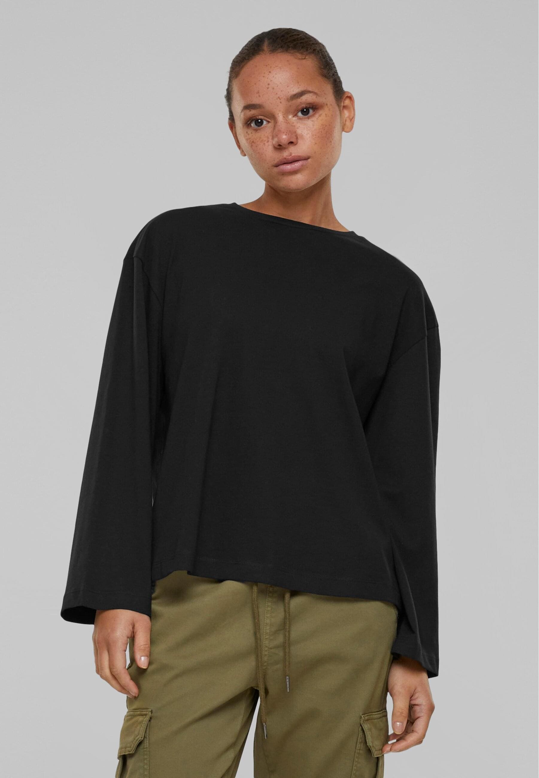 URBAN CLASSICS Longsleeve »Urban Classics Damen Ladies Organic Oversized Longsleeve«, (1 tlg.)