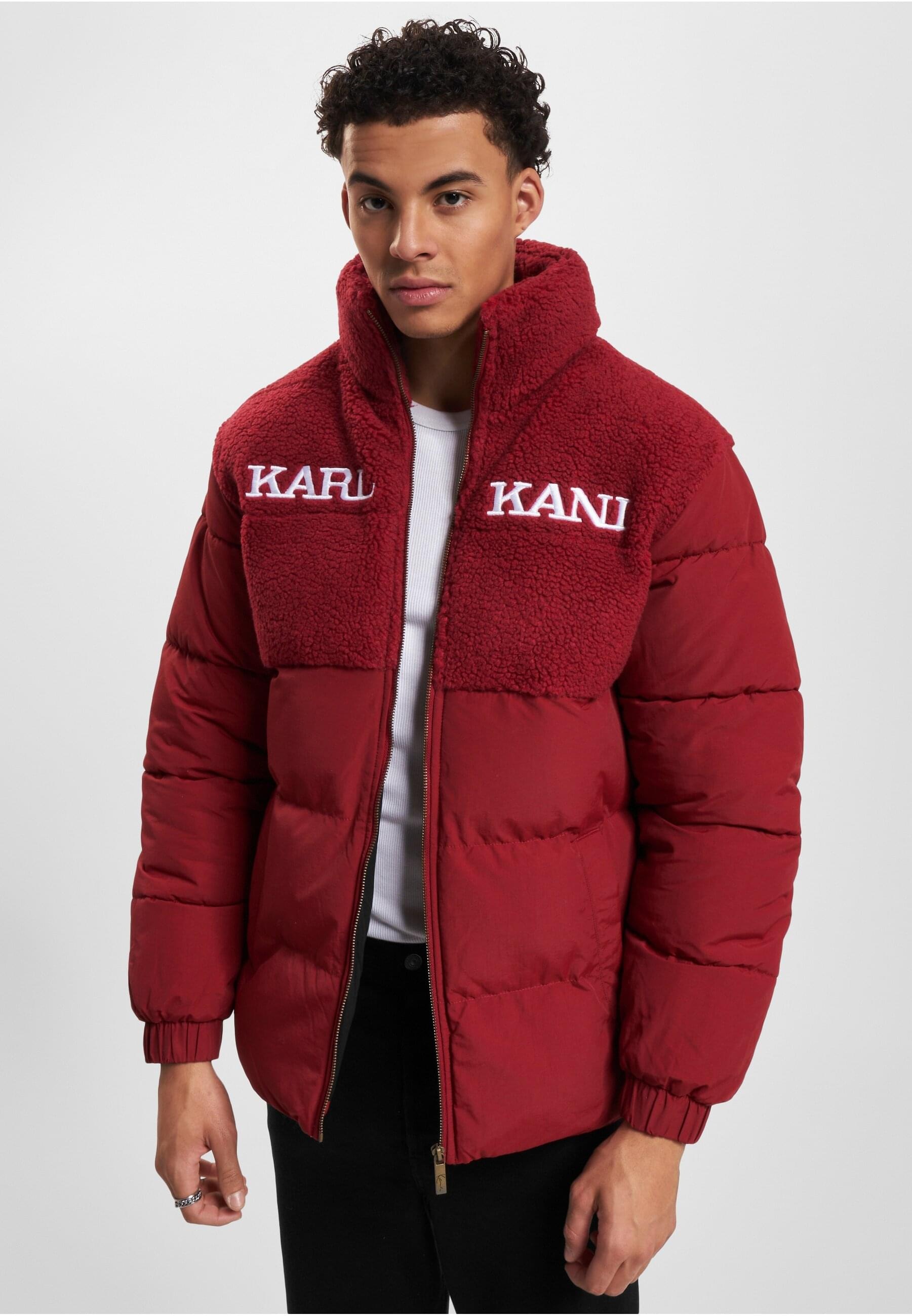 Karl Kani Winterjacke »Karl Kani Herren KM234-011-1 KK Retro Teddy Puffer Jacket«, (1 St.), ohne Kapuze