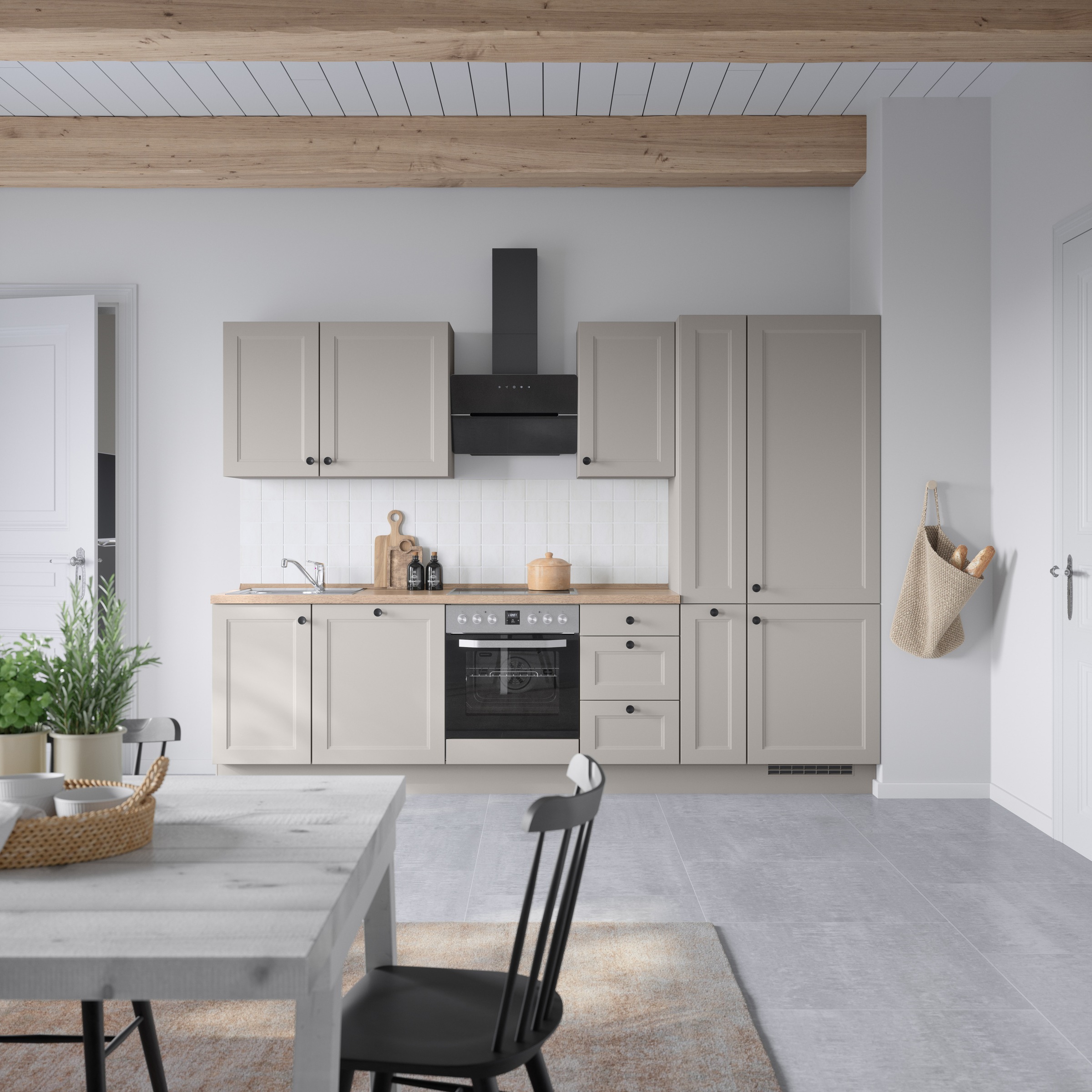 nobilia® Küchenzeile »"Cascada II"«, vormontiert, Breite 300 cm, Ausrichtung wählbar, wahlw. mit E-Geräten