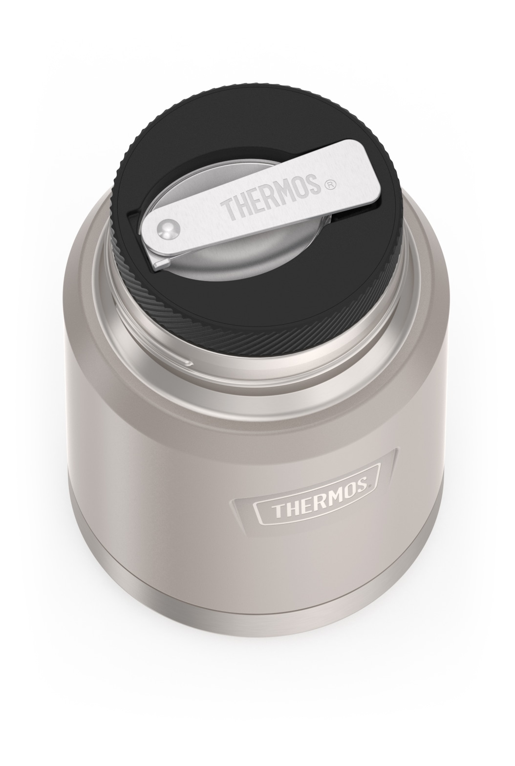 THERMOS Thermobehälter »ICON FOOD JAR, Thermobehälter für Essen, spülmaschinenfest«, (1 tlg.), 0,47l, 10h heiß & 24h kalt, dicht & auslaufsicher, mit Löffel