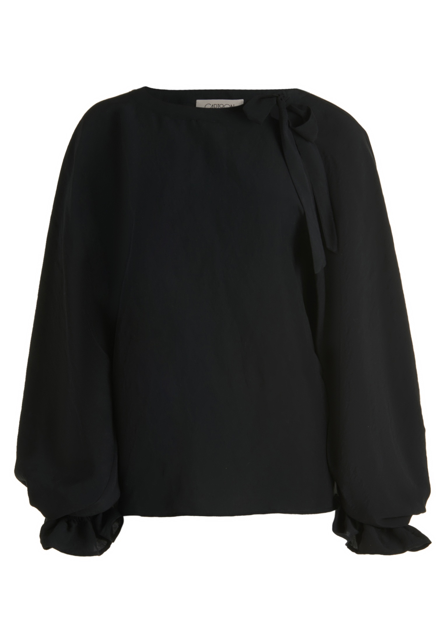 Cartoon Schlupfbluse "Damen mit Schleifenknoten" günstig online kaufen