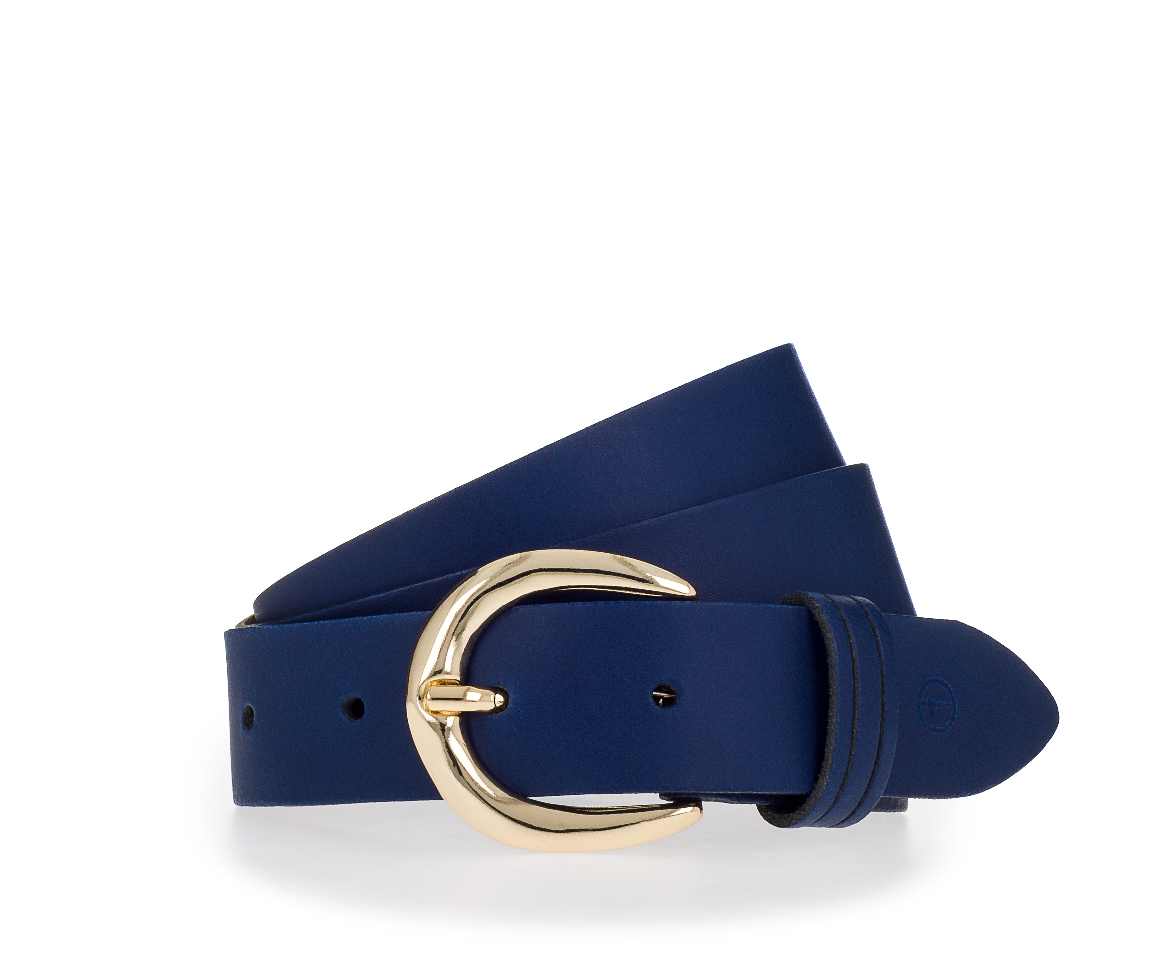 Tamaris Ledergürtel ""Clara Gold"" 3 cm Breite, aus Rindsleder, mit goldfarbener Dornschnalle