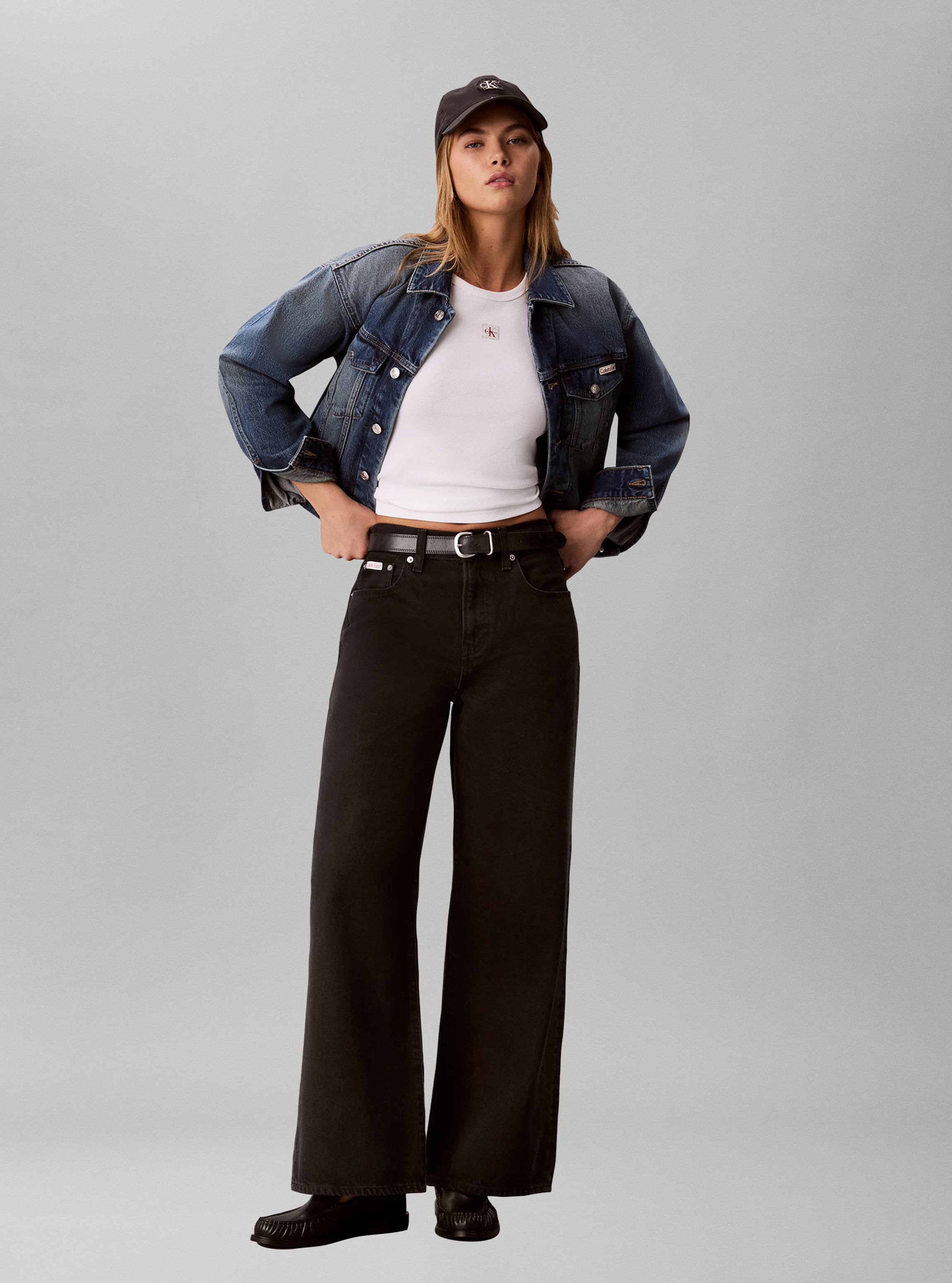 Calvin Klein Jeans Weite Jeans »THE WIDE LEG« Regular fit mit ausgestelltem Bein