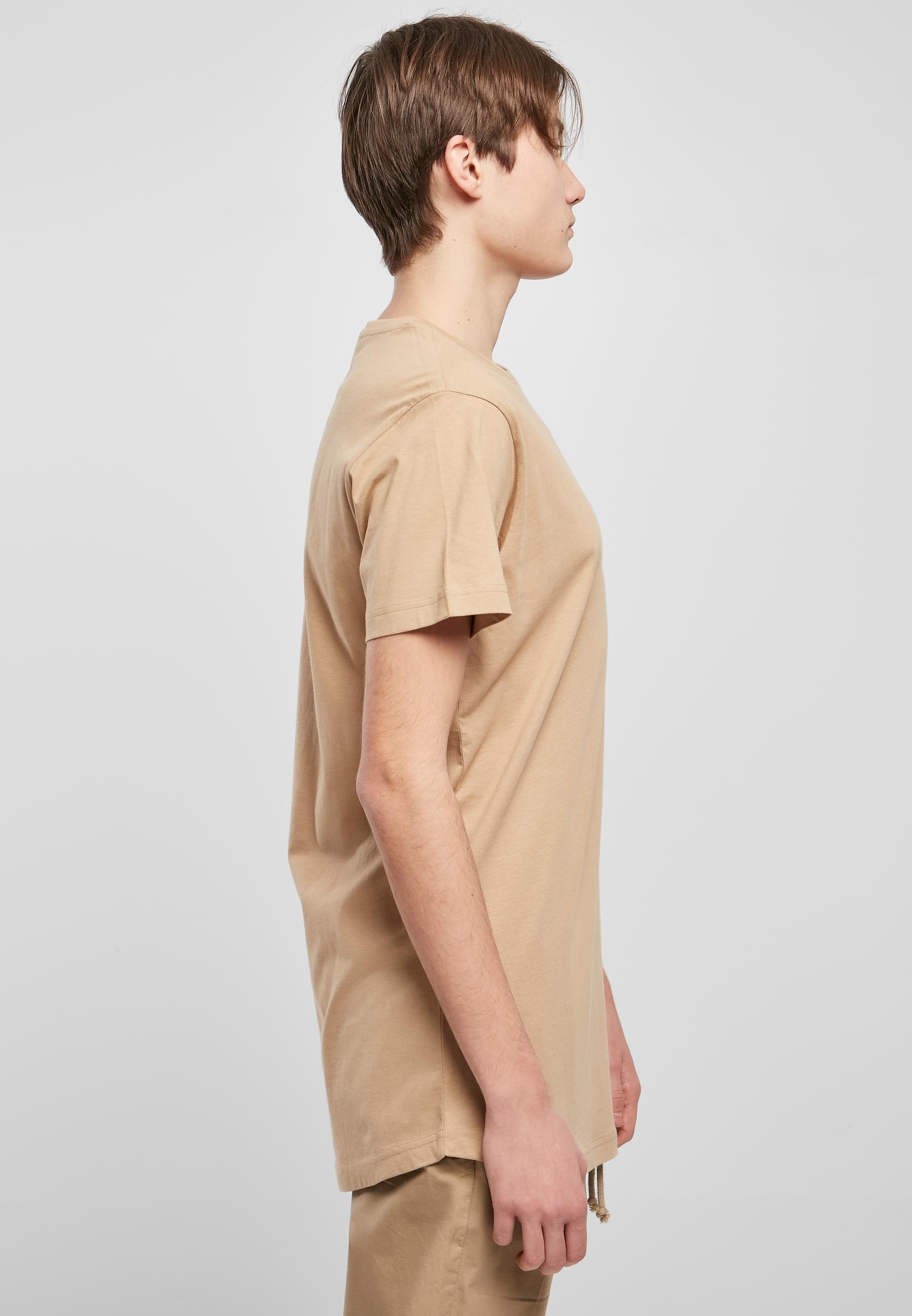 URBAN CLASSICS Kurzarmshirt »Urban Classics Herren Shaped Long Tee«, (1 tlg.)