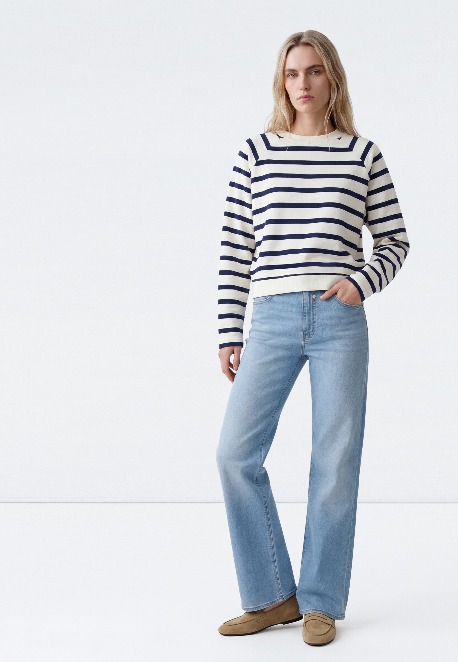 Mavi Rundhalspullover "CREW NECK SWEATSHIRT" Sweatshirt