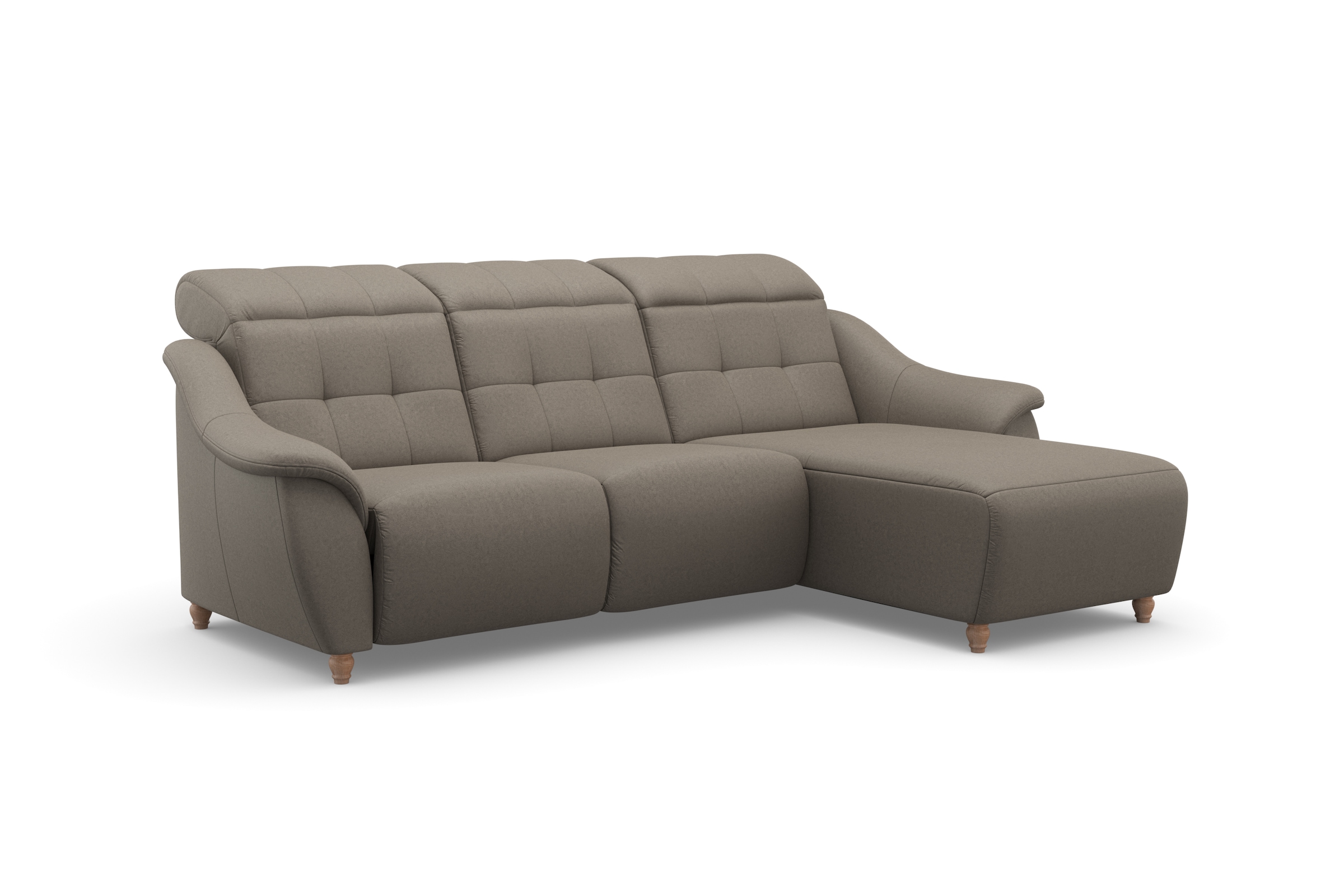 Home affaire Ecksofa »Boston L-Form«, (2 St.), Kopfteilverstellung an jeder Sitzfläche, wahlweise Relaxfunktion