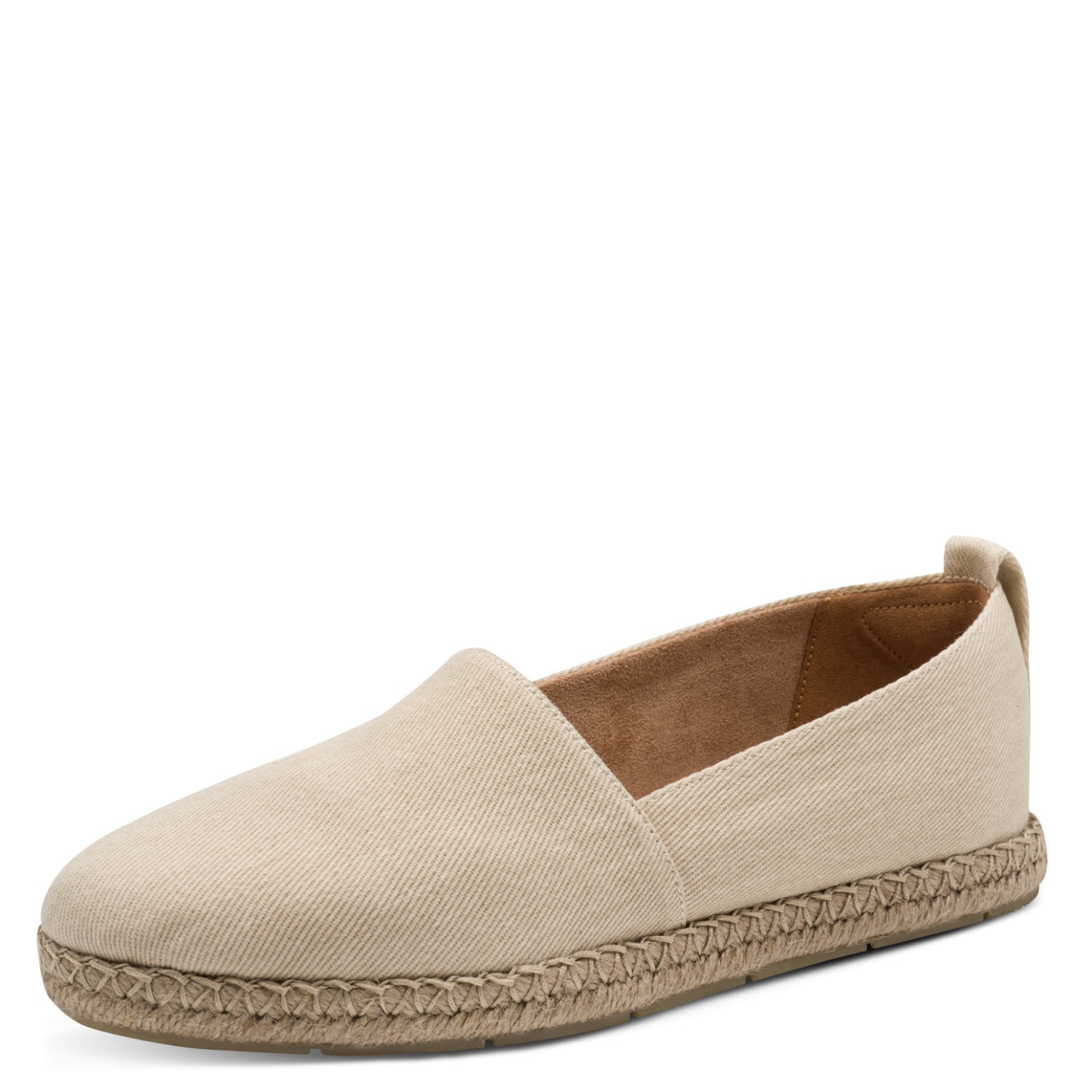 Tamaris Espadrille  , Sommerschuh, Slipper, Schlupfschuh mit Juterahmen am Plateau